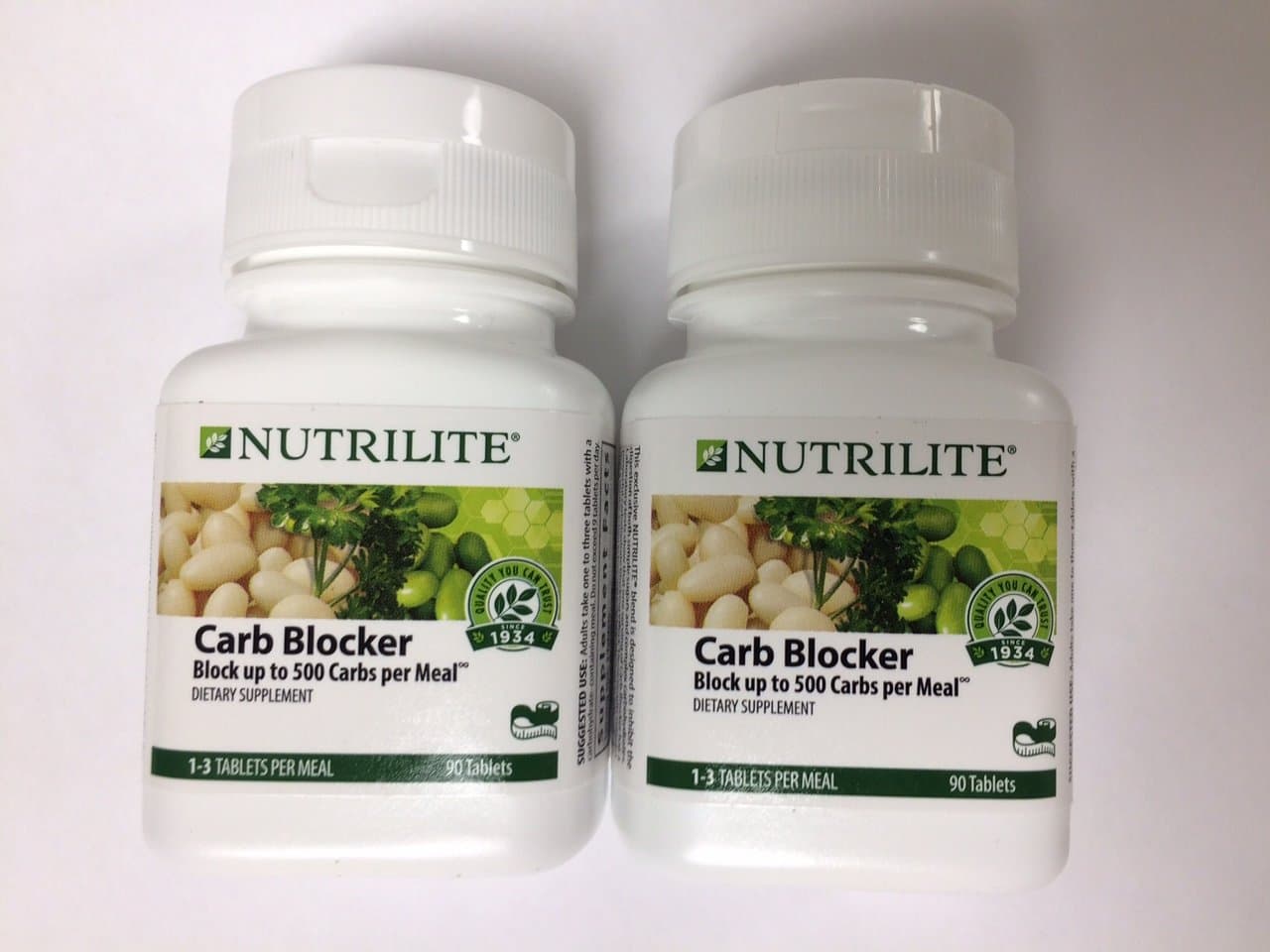 2 Pack Nutrilite Carb Blocker 2 - 90 Tablets