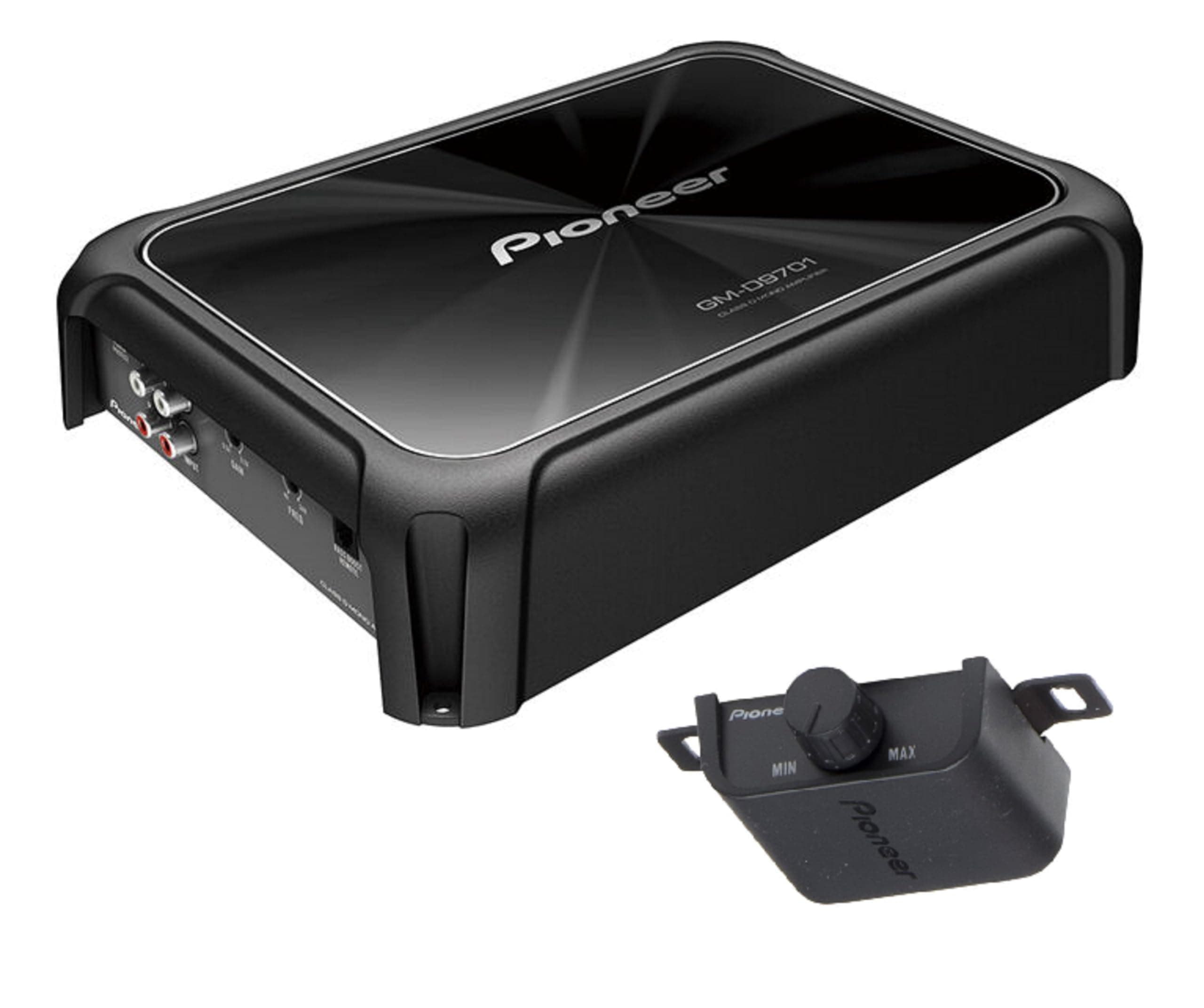 GM-D9701 2400W Max 1-Channel GM Digital Champion Series Class-D Monoblock Car Audio Stereo Amplifier w/Wired Bass Boost Remote and Free Alphasonik Erabuds