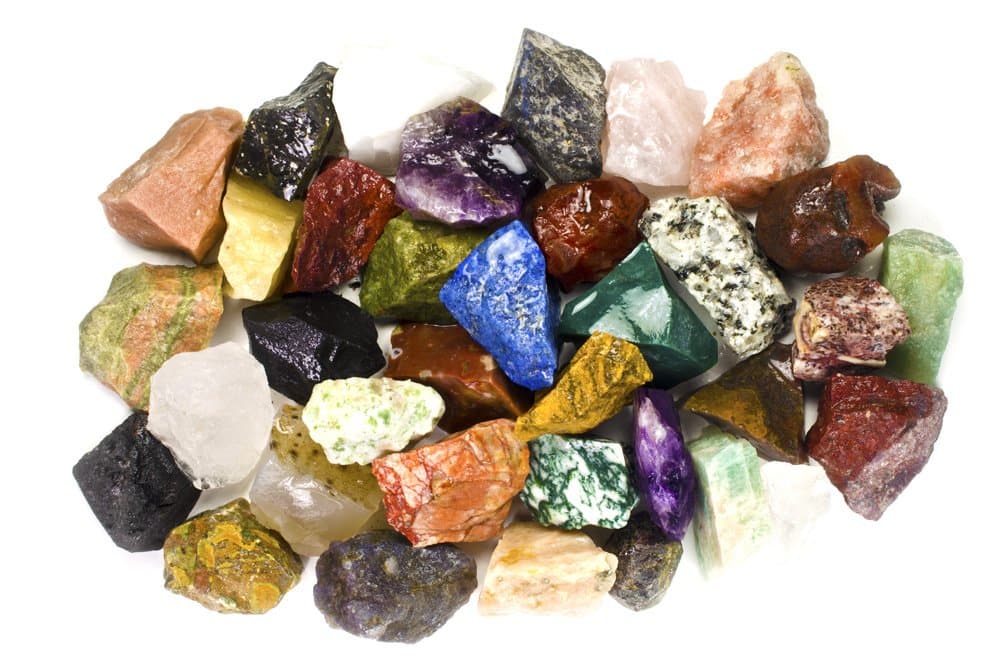 Hypnotic Gems 4 Pounds of Bulk Rough India Stone Mix - Over 25 Stone Types - Large 1" Natural Raw Stones & Fountain Rocks for Cabbing, Tumbling, Lapidary & Polishing and Reiki Healing