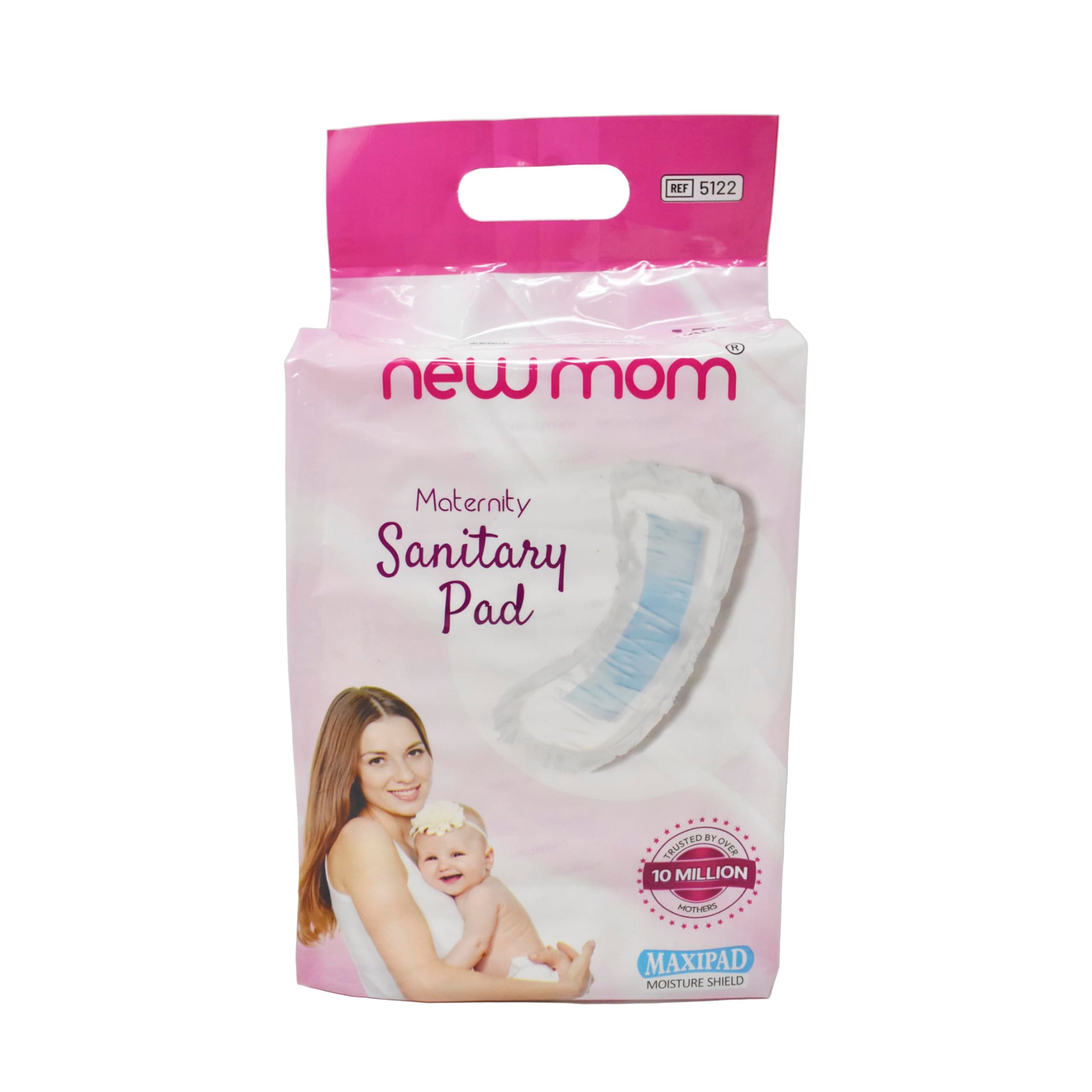 Newmom Disposable Maternity pads - Maxi, Pack of 5 * 3 | For Heavy Bleeding Post Delivery | Super Absorbent and Leak Proof | Soft and Non-irritating | For Extra Heavy Flow and Urine Incontinence
