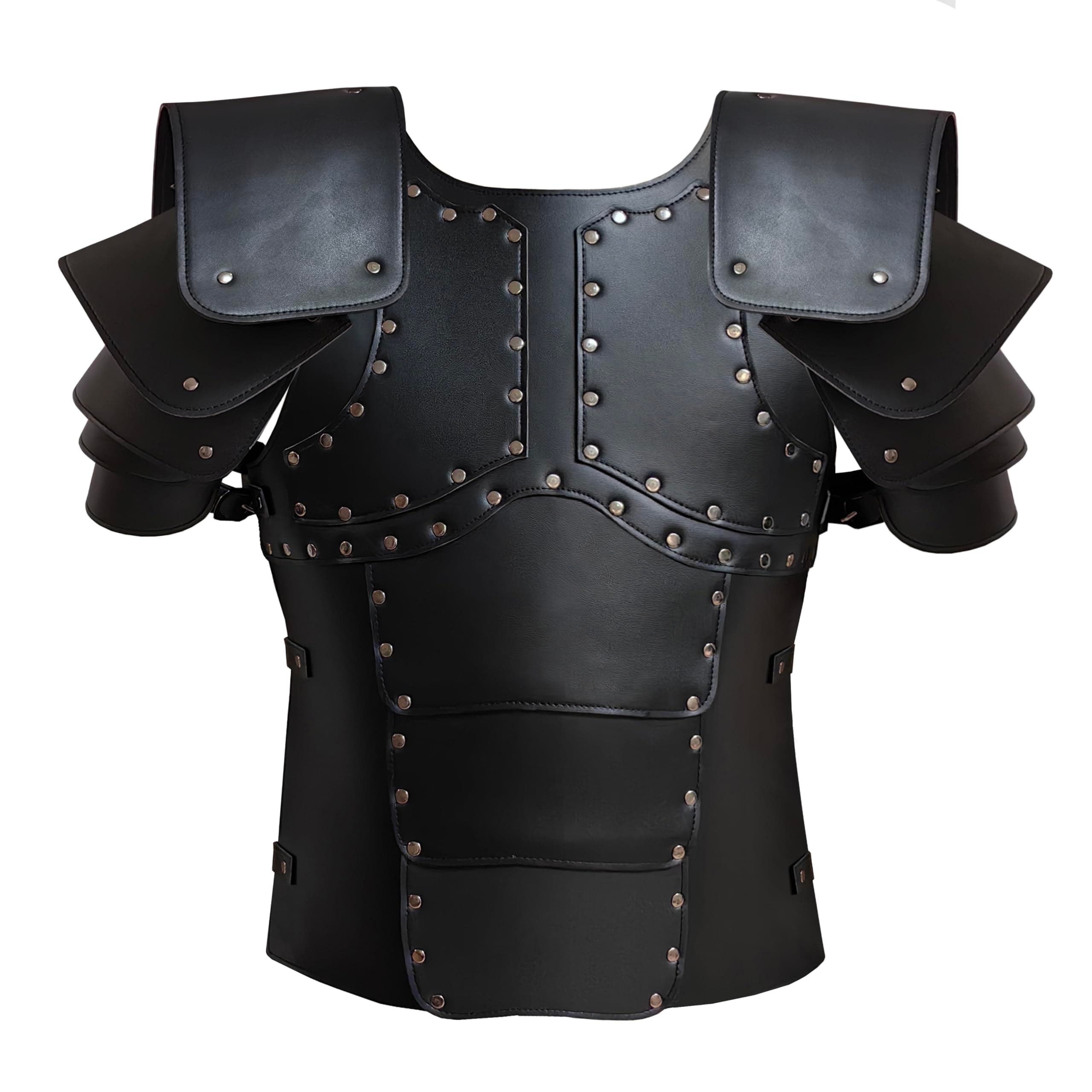 Deluxe Medieval Chest Armor Viking Warrior Adjustable Leather Armour Breastplate Costume for LARP Party Halloween Cosplay