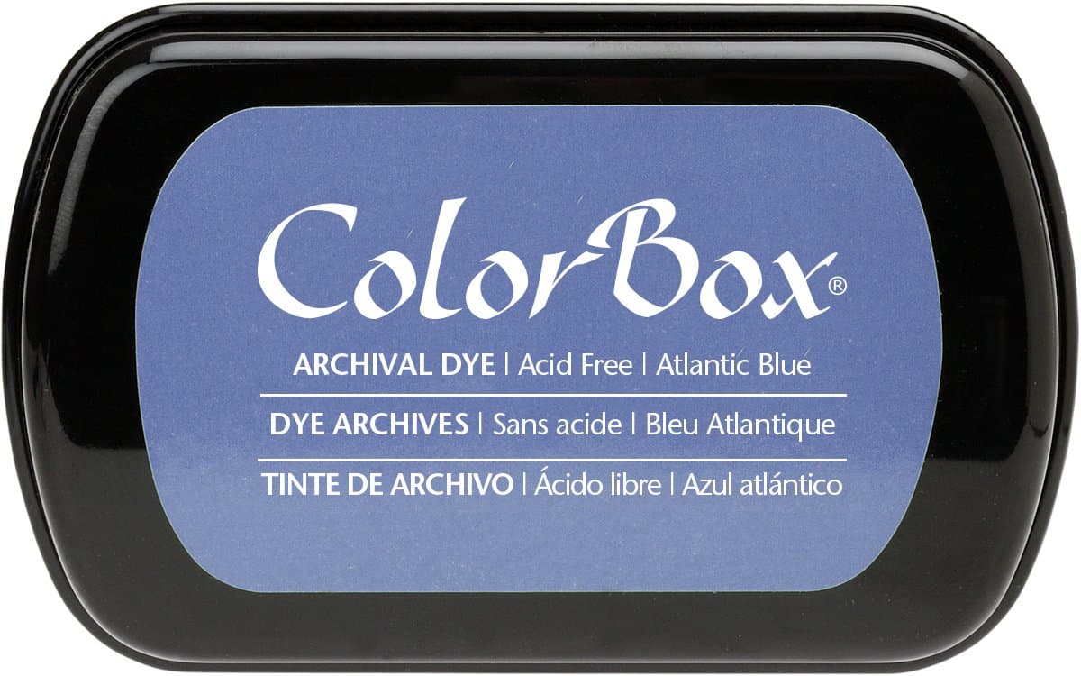 ColorBox Archival Dye Ink Full Size Inkpad, Atlantic Blue