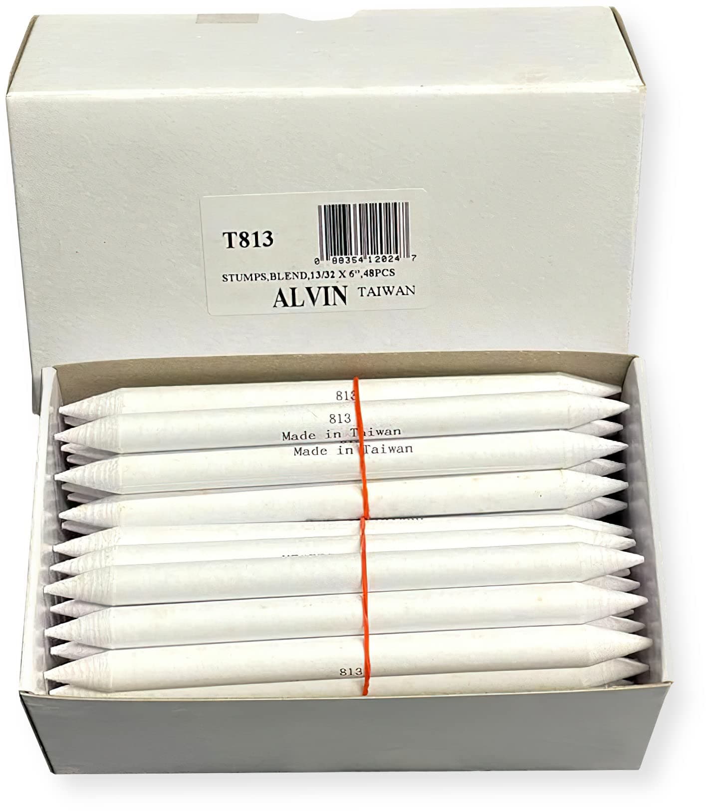 Heritage Arts, Blending Stumps and Tortillions, Double Pointed End, Soft Paper Felt, 13/32 x 6Inches - 48 Pieces