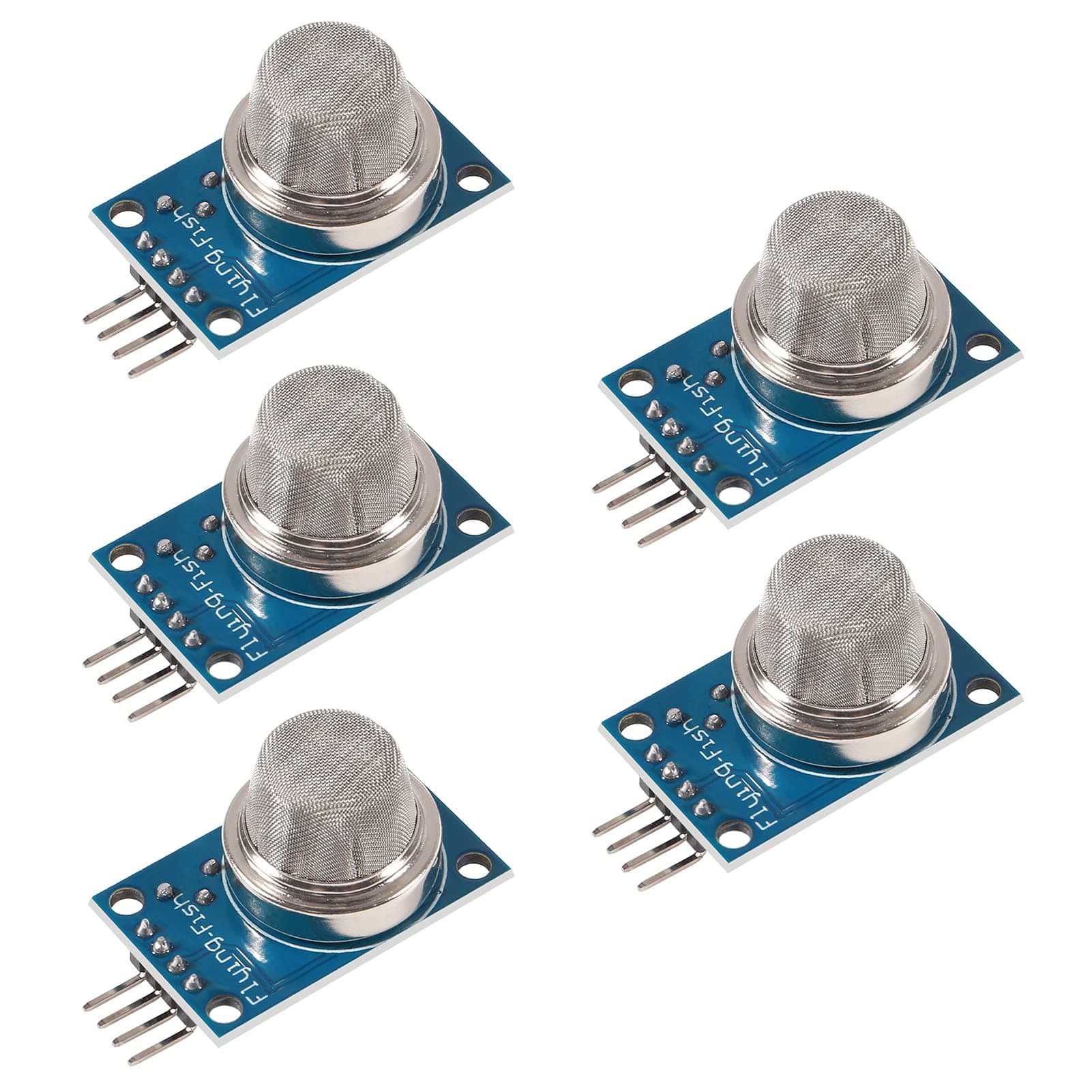 AITRIP 5 PCS MQ-135 MQ135 Air Quality Gas Smoke Detection Sensor Module Compatible with Arduino and Raspberry Pi
