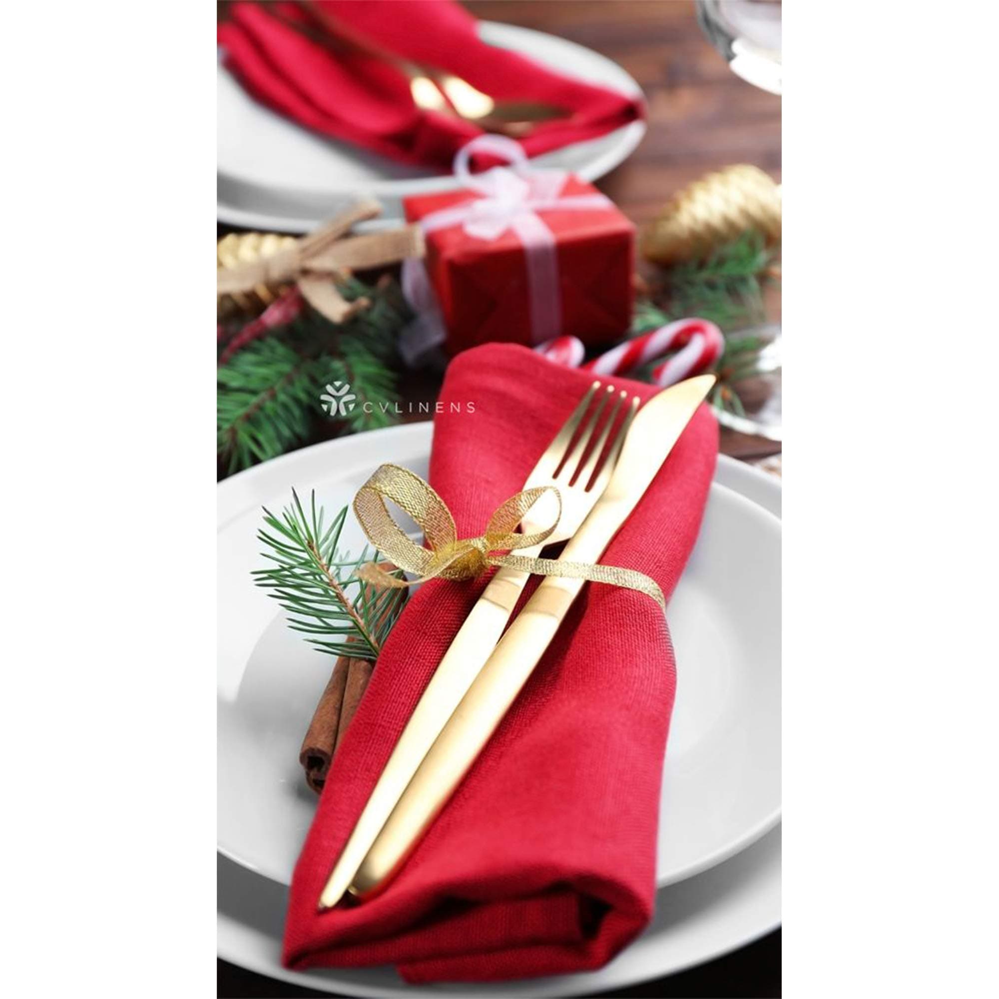 VATIN 5 Rolls 125-Yards Glitter Metallic Gold Ribbon 1/4 inches Sparkly Fabric Thin Ribbon for Gift Wrapping Wedding Party Brithday Floral Projects