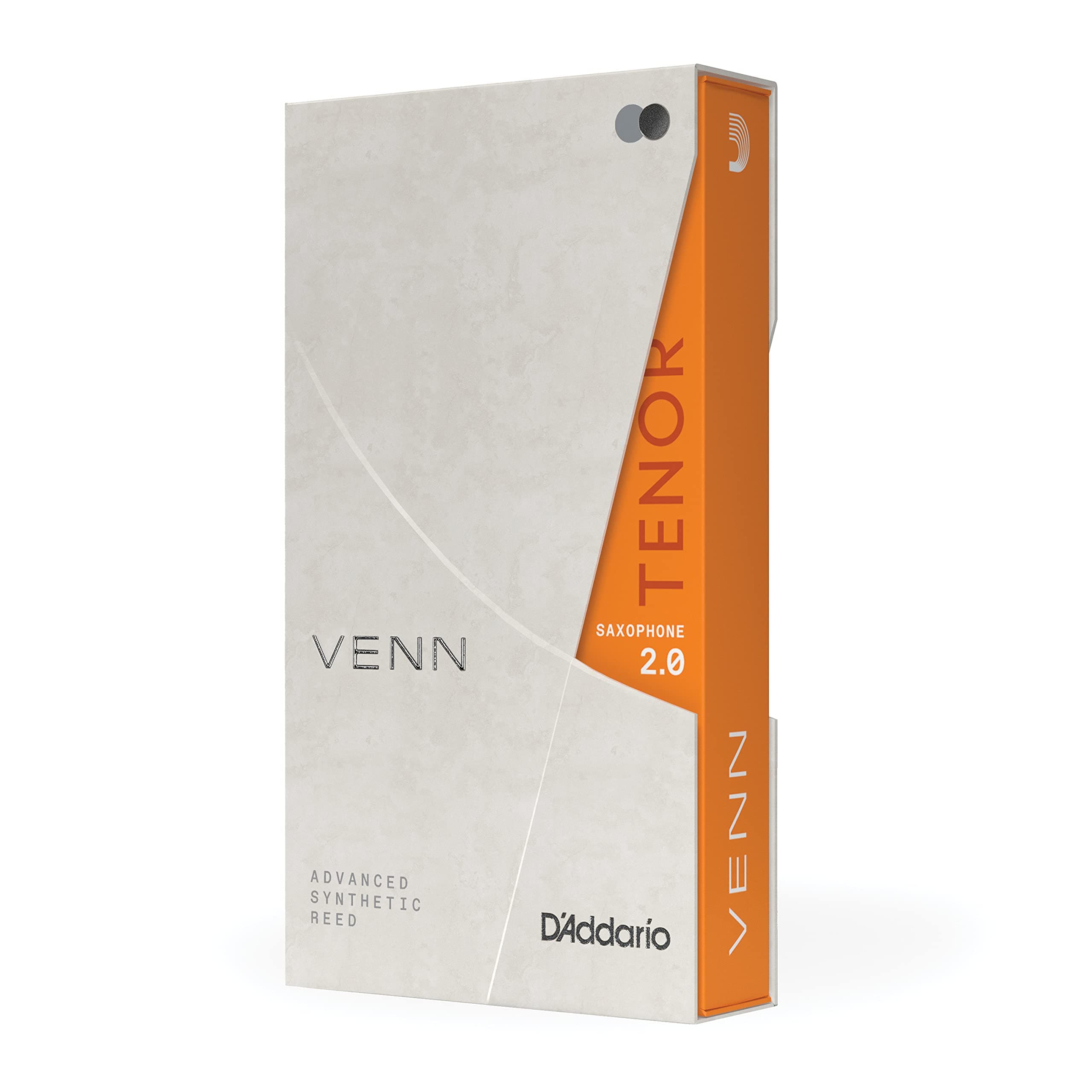 VENN G2 Synthetic Tenor Sax Reeds - Tenor Saxophone Reeds with Advanced Synthetic Reed Construction of Polymer Fibers, Resin, Natural Cane - Strength 2.0