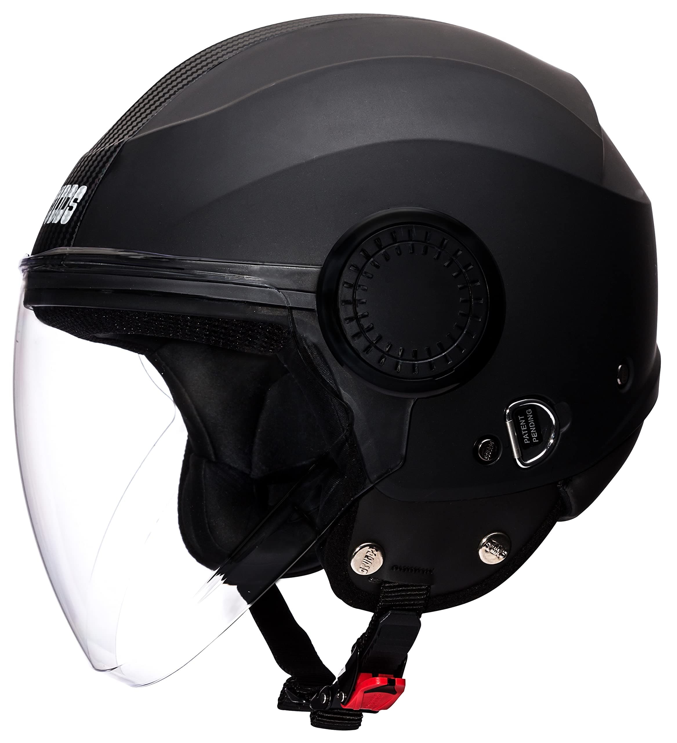 Urban O/F Helmet BK/BK Strip(M) Black