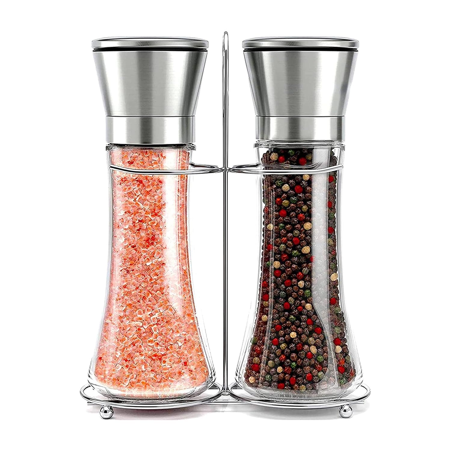 Willow & Everett Stainless Steel Salt and Pepper Grinder Set