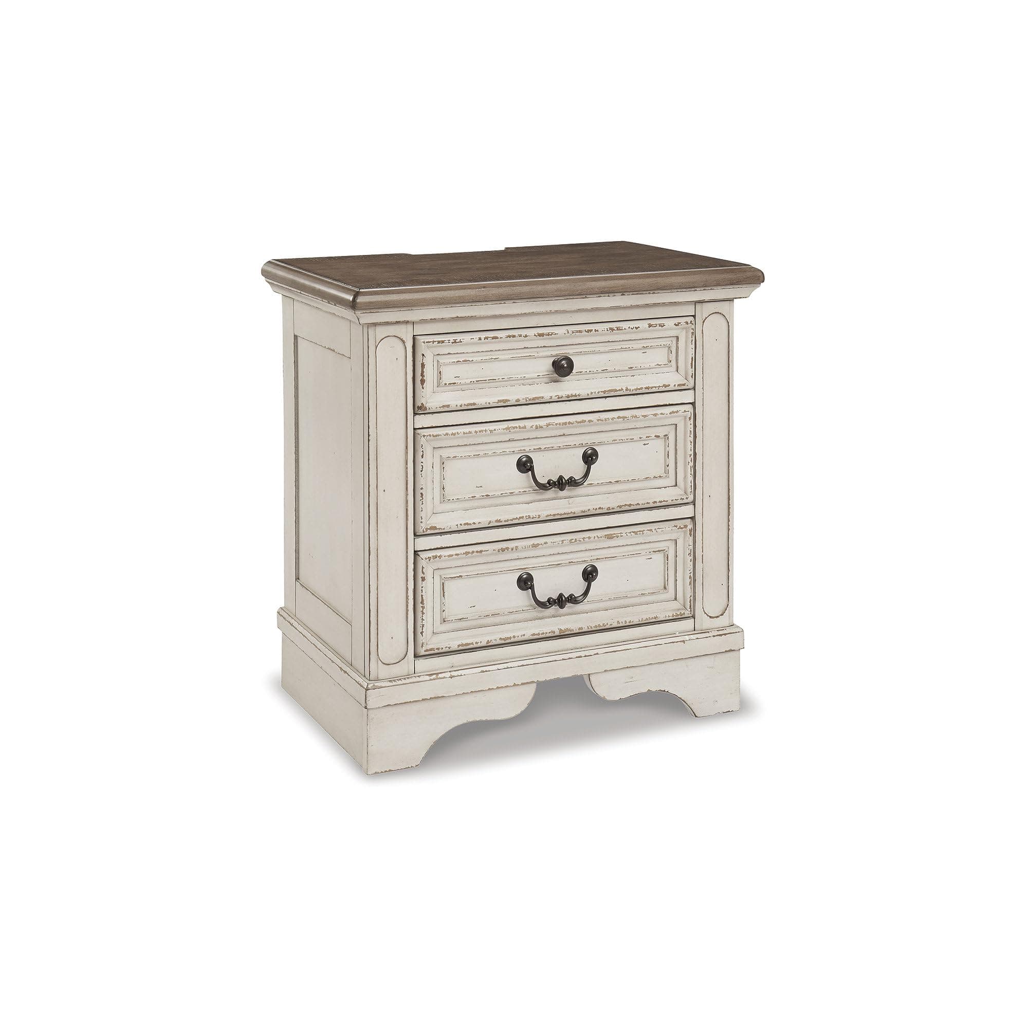 Signature Design by Ashley Realyn Nightstand, Chipped White