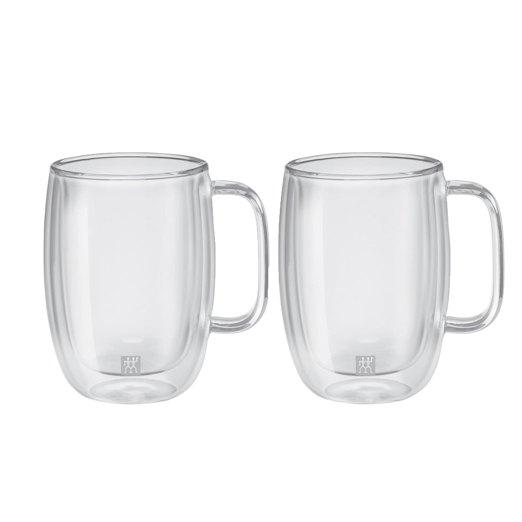 ZWILLING Sorrento Plus 2-pc Double-Wall Glass Latte Mug Set, 15-oz, 450ml