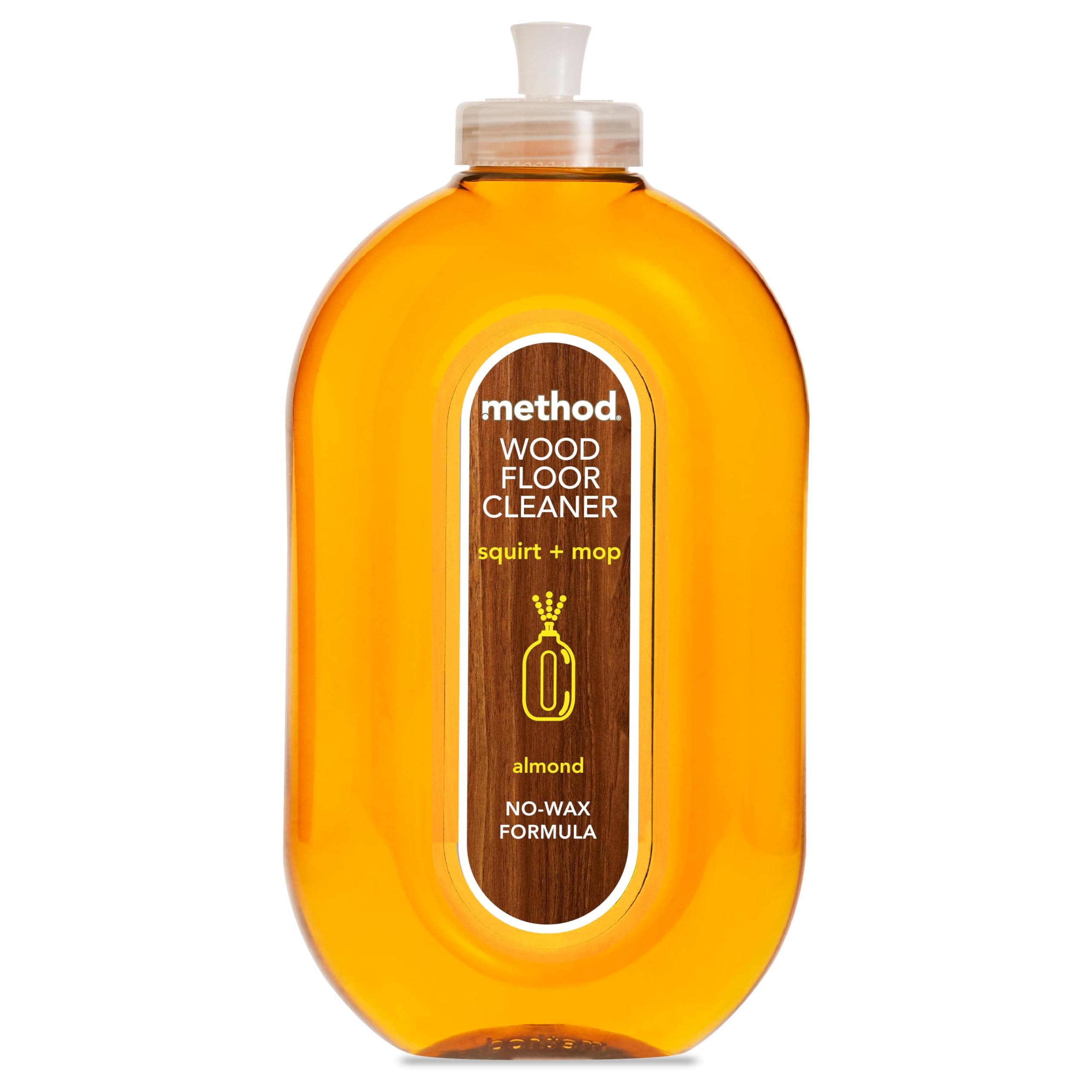 Wood Floor Cleaner, Moisturising Oil, Surface Spray, Gently Cleans and Shines, Almond Natural Scent, Pack of 1, 739 ml