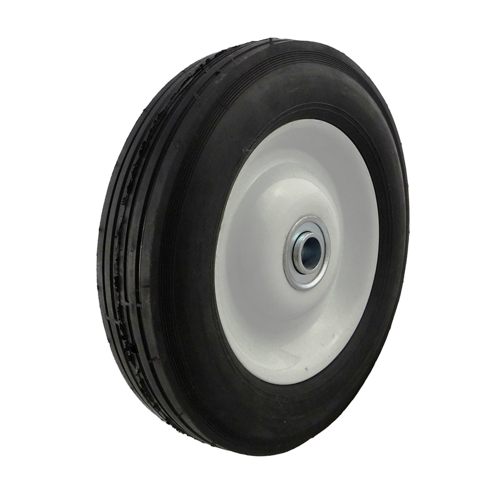Marathon 8x1.75" Semi Pneumatic Tire on Wheel with Offset Hub