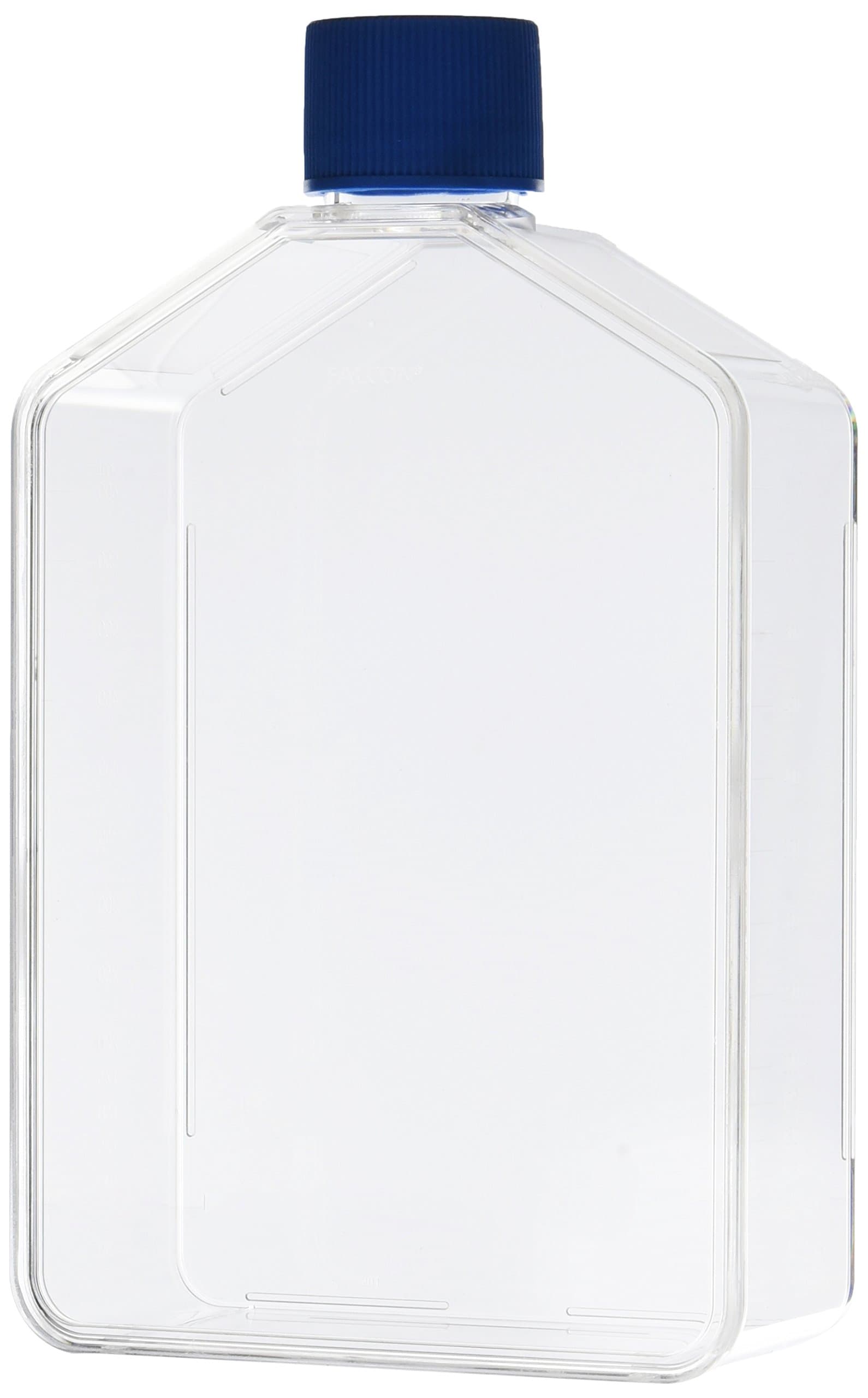 CorningFalcon 353028 Rectangular Straight Neck Cell Culture Flask with Plug Seal Cap 175 cm²