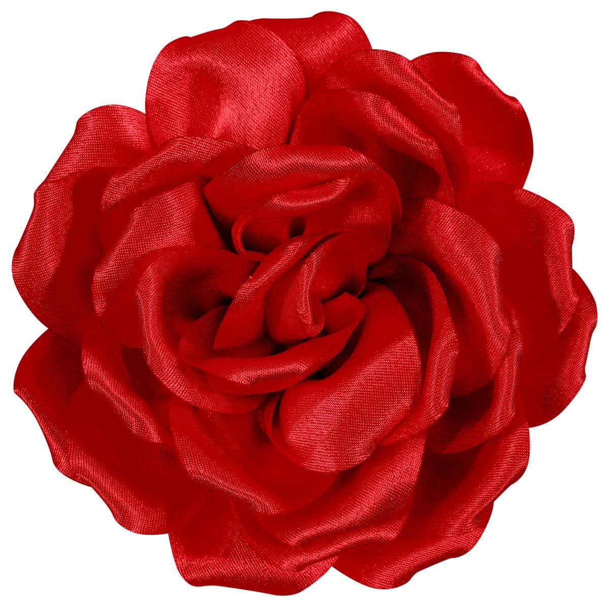 4.3" Red Rose Hair Clip Large Flower Brooches for Women | Charming Flowers Pins for Clothes | Turn Heads with Stylish Rose Hair Clip Flower Brooch Pin for Clothes & Clips for Woman
