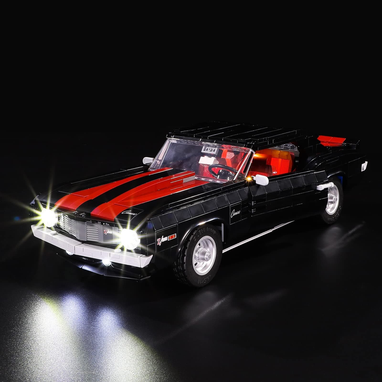Led Lighting Kit for LEGO-10304 Chevrolet Camaro Z28 - Compatible with Lego Icons Building Blocks Model- Not Include the Lego Set