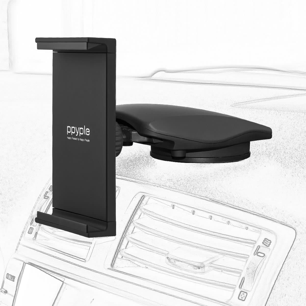 PPYPLE Dash-NT Car Dashboard Mount for Smartphone, Apple iPad Mini, iPad, Samsung Galaxy Tab, Nexus (Screen Size 4~11")