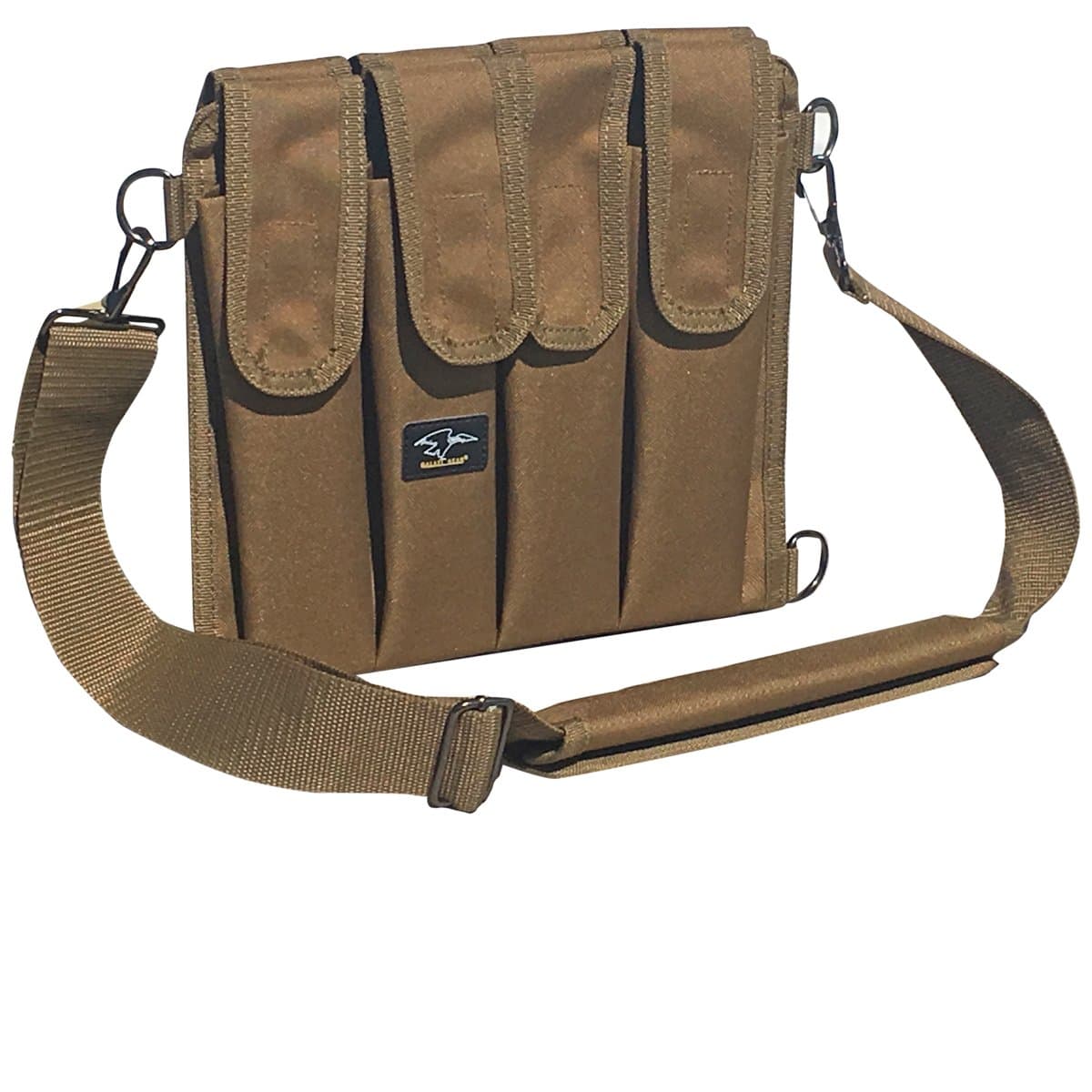 Galati Gear 9MM Shoulder Magazine Pouch - Holds 8 (Coyote Brown)