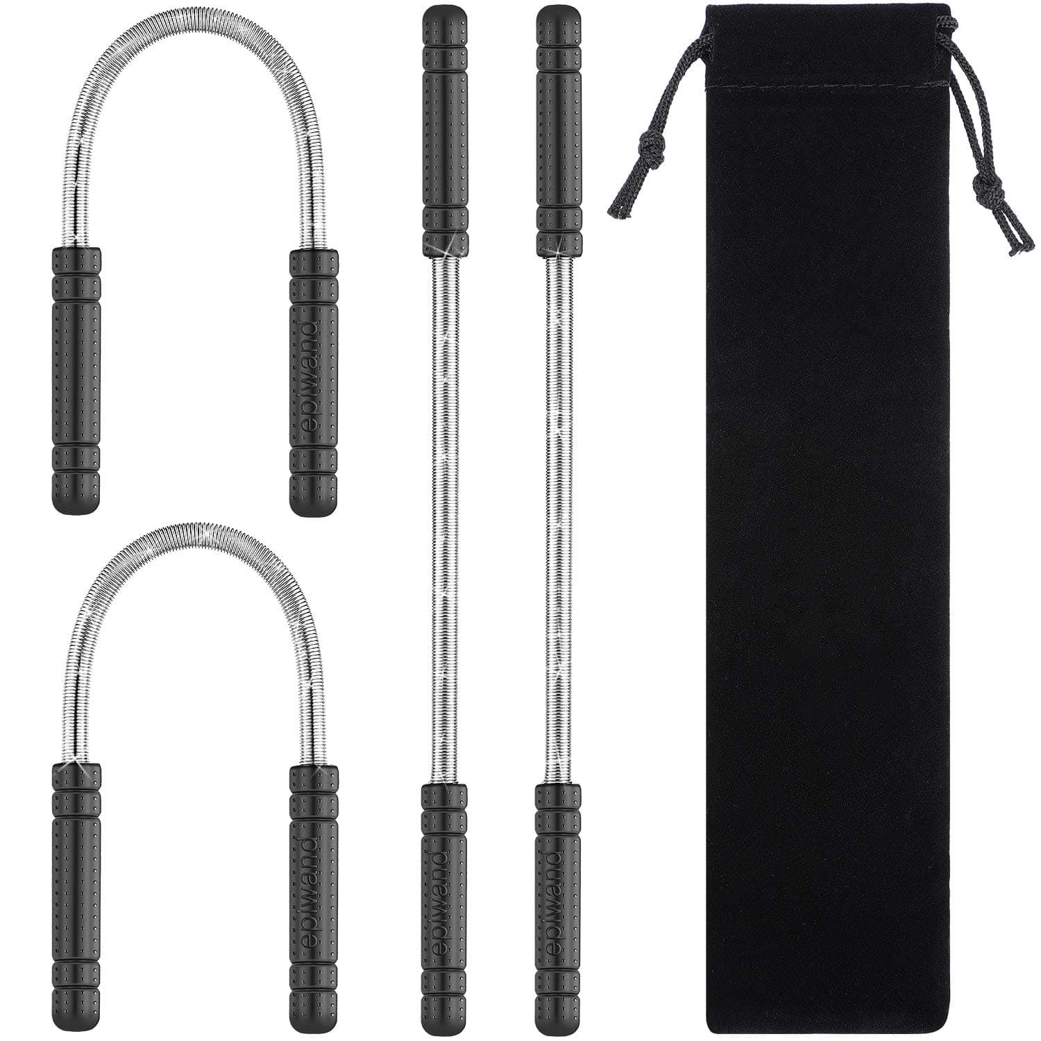 Mudder 4 Pieces Facial Hair Remover Spring Eyebrow Face Epilator Coil Portable Hair Remover Spring Threading Tool for Women Chin Cheek Mustache Upper Lip