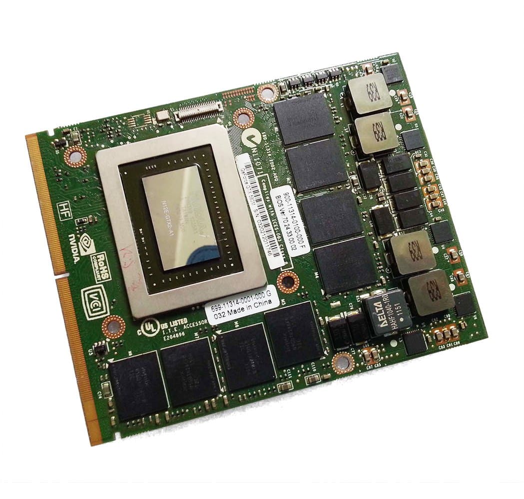 Genuine New 2GB Video Graphics Card Replacement for Dell Alienware M15X R1 R2 M17X R1 R2 R3 R4 M18X R1 R2 Gaming Laptop NVIDIA GeForce GTX 580M GDDR5 MXM VGA Board Upgrade Repair Parts