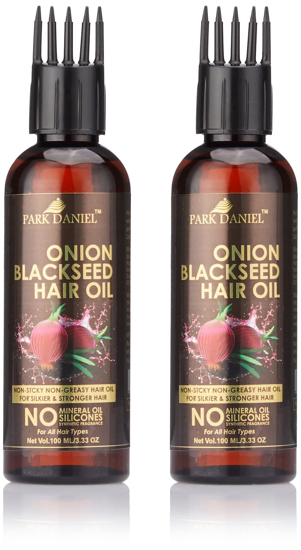 Park Daniel Onion Blackseed Hair Oil, 100 Ml (Pack of 2)