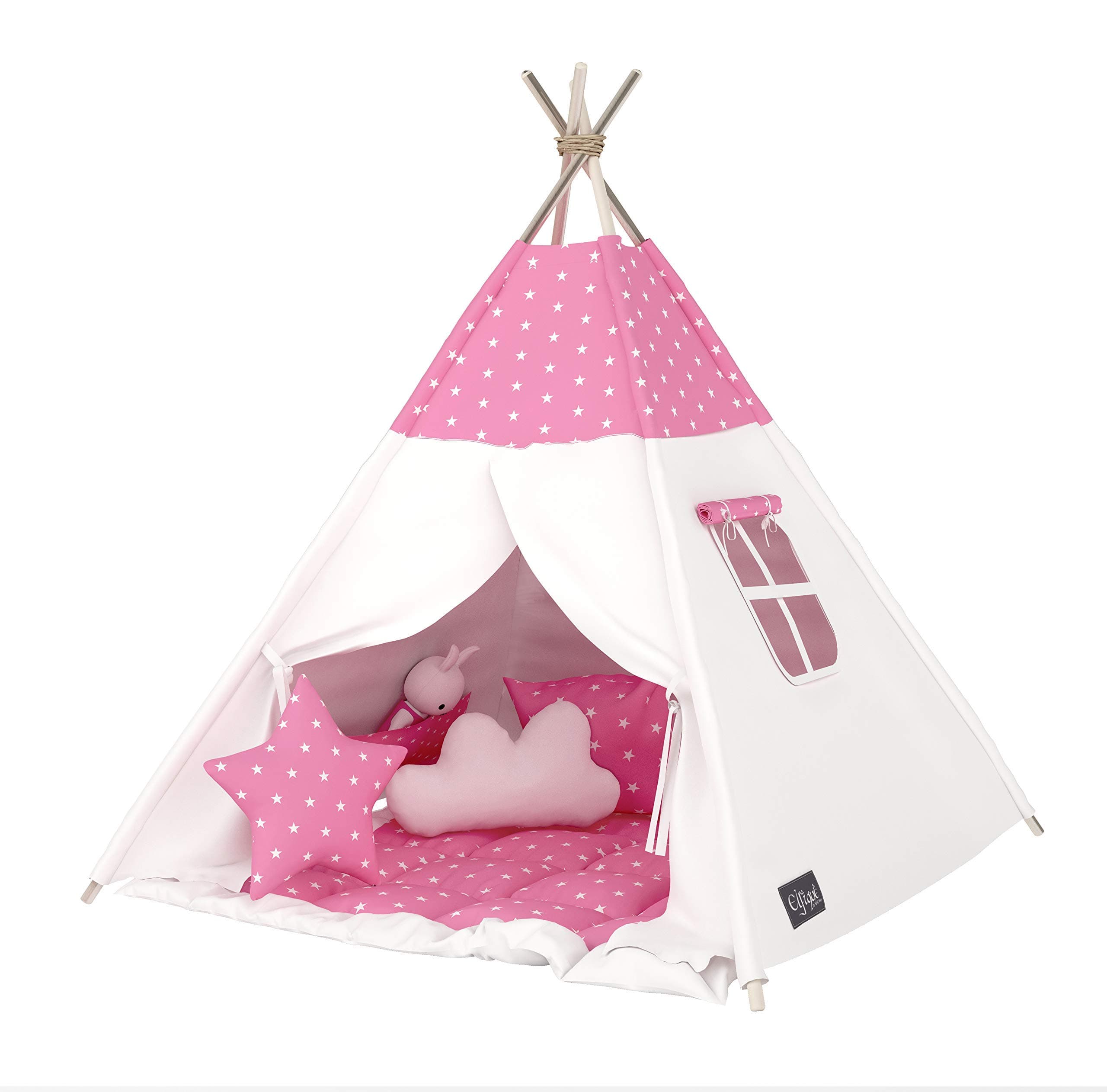 Indian Tipi Play Tent, Double Padded Blanket (Tent with Blanket) by Klara Brist …