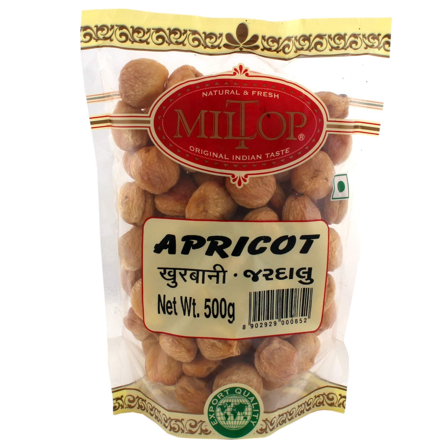 Miltop Dried apricots khurmani, 500g