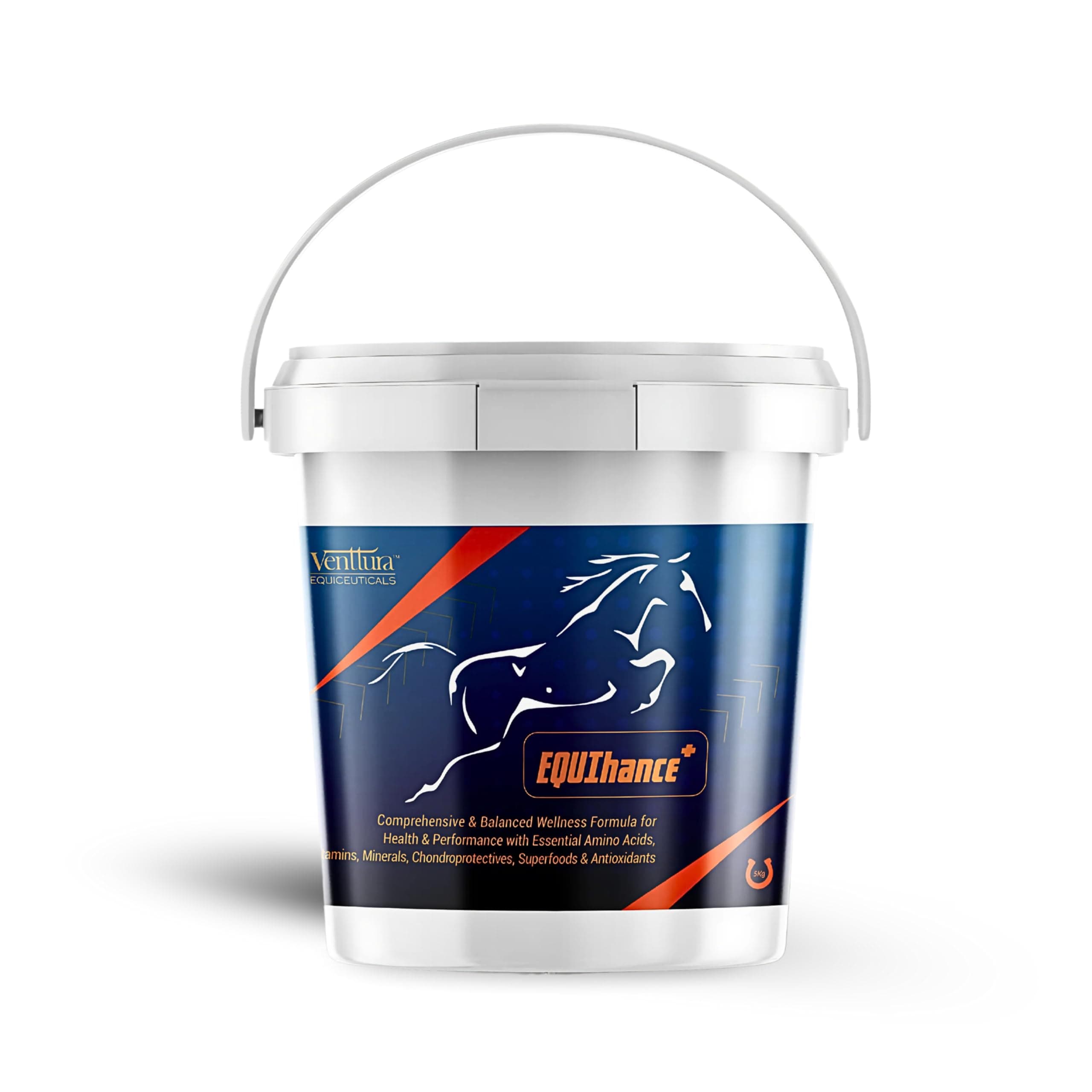 Venttura EQUIHance+ for Horses with Amino Acids, BCAAs, Minerals, Superfoods & Vitamins for a Healthy and Strong Life | Premium Horse Supplment | (5 kg Granules)
