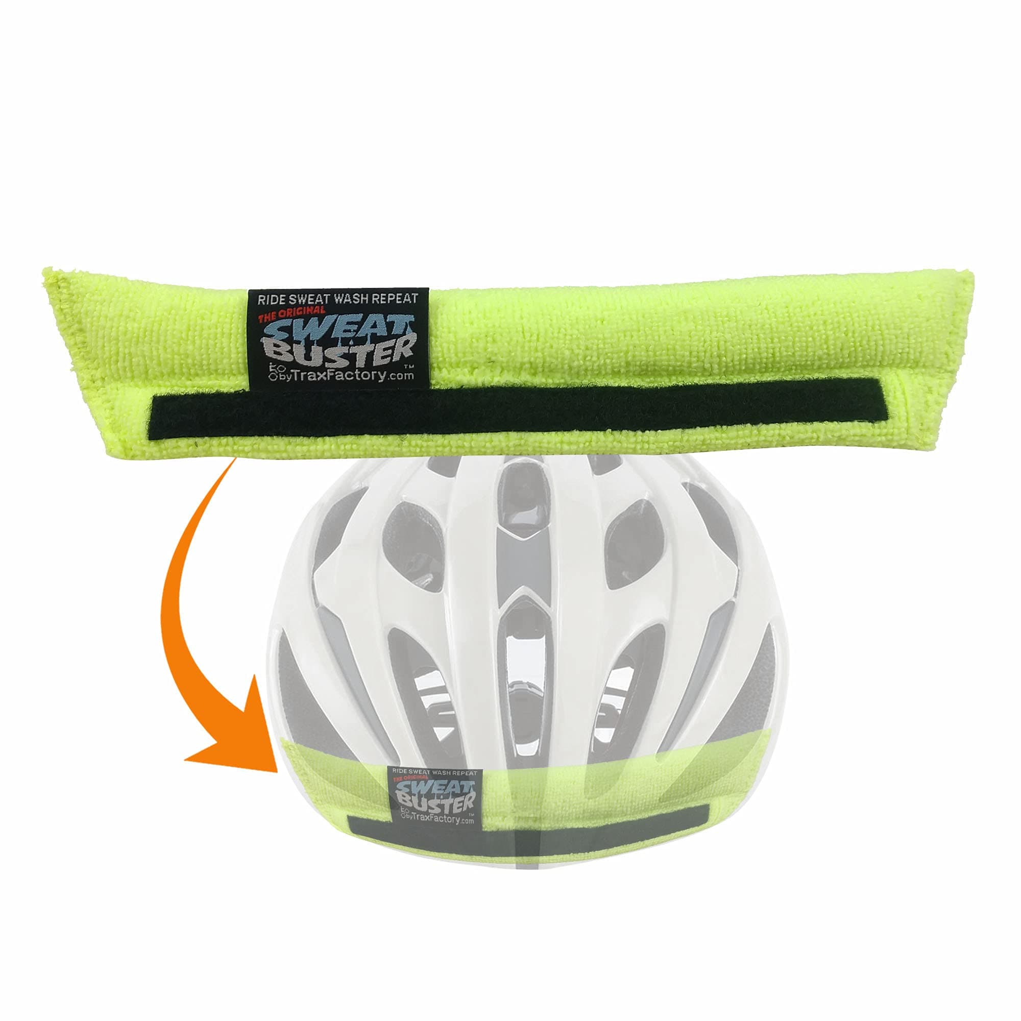 Bike Helmet Sweatband – Stops Sweat Dripping, Keeps You Cooler, Premium Comfort, Simple Helmet Integration & Quick Removal for Washing. Mountain Biking, Road Biking or Any Cycling.
