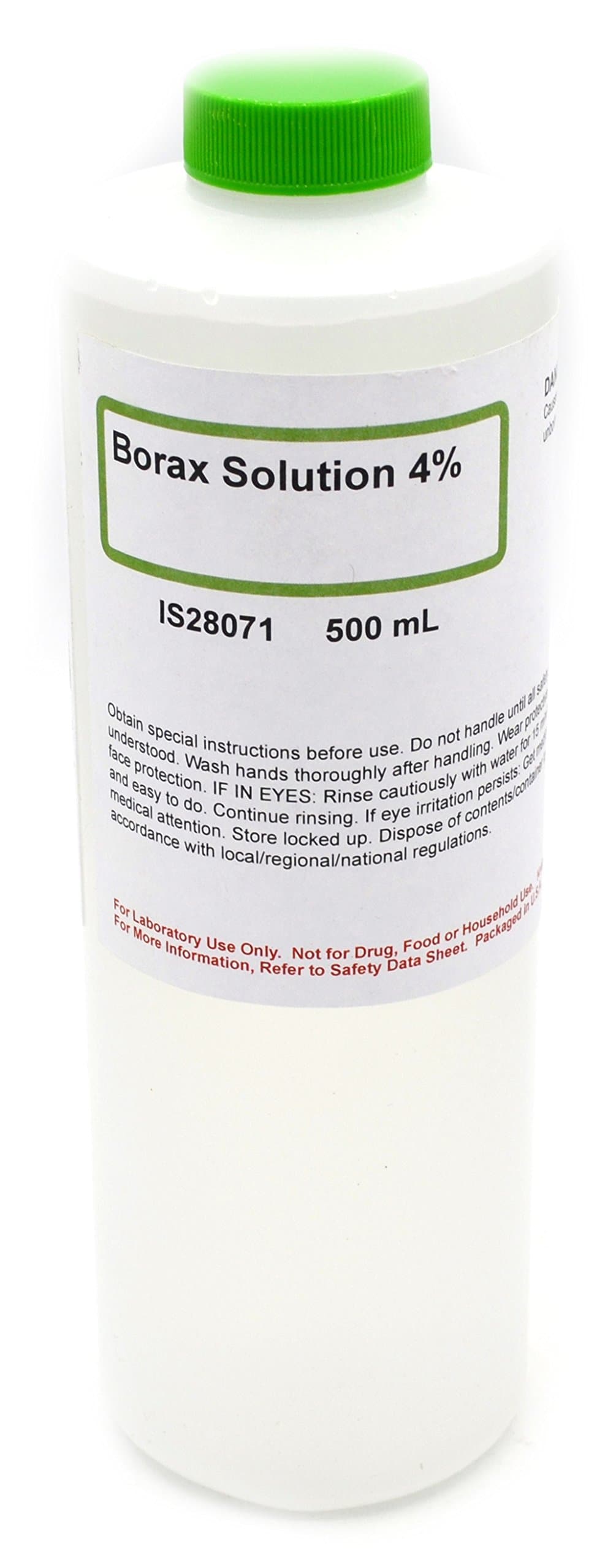 4% Borax Solution, 500ml - Laboratory Grade - Excellent for a pH Buffer - The Curated Chemical Collection by Innovating Science