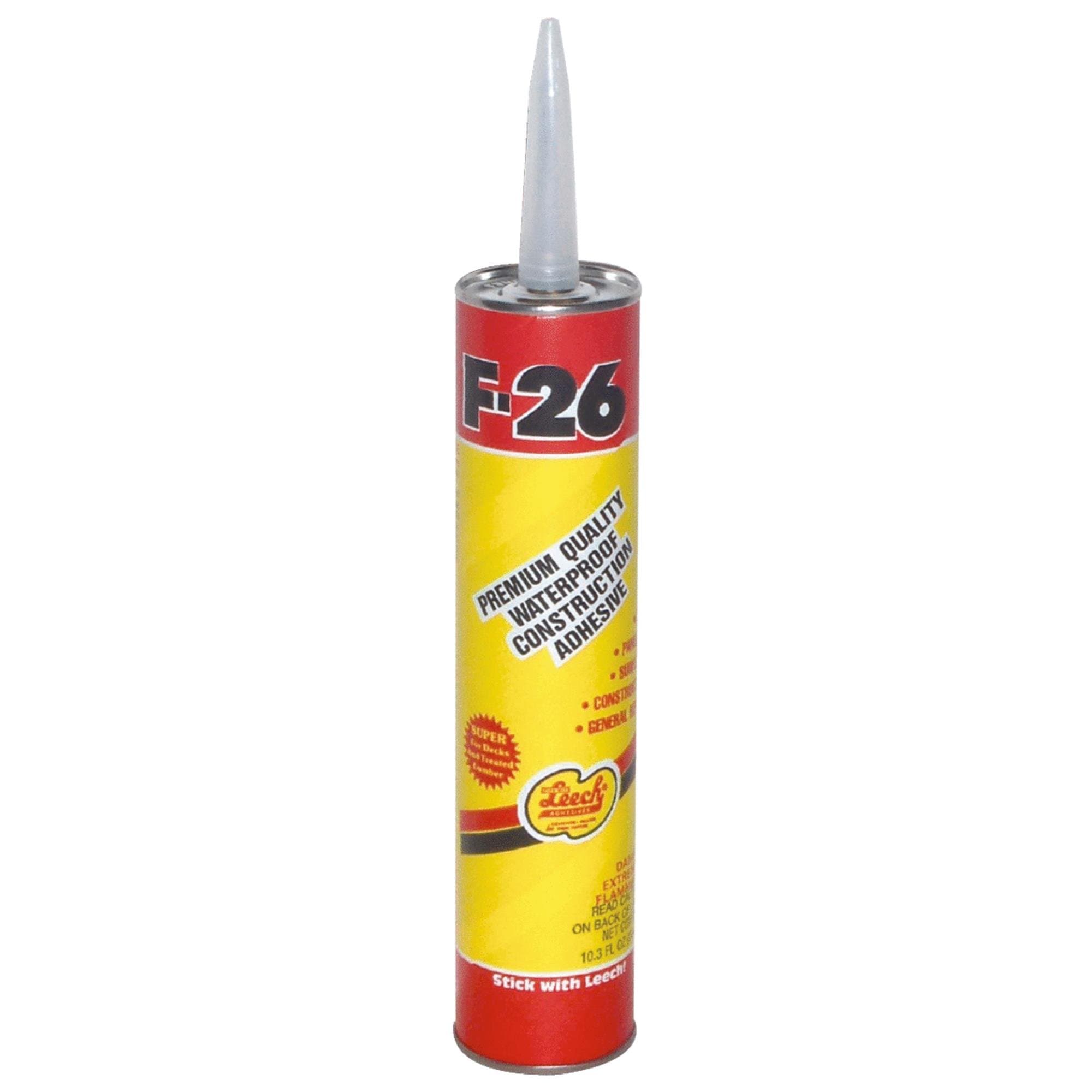F-26 High Strength Gel Heavy Duty Adhesive 10.3 oz.