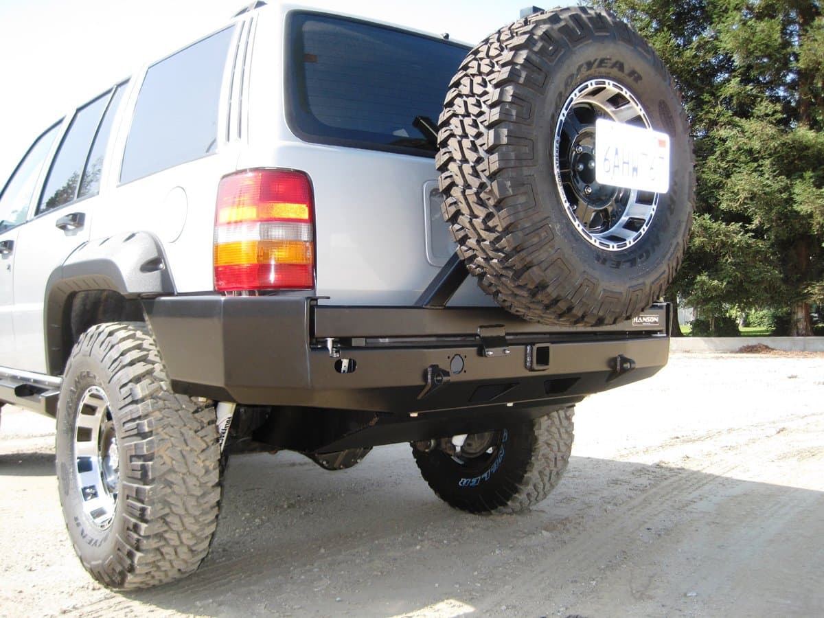 Hanson Offroad-JZJRTC-P-ZJ Rear Bumper w/Tire Carrier