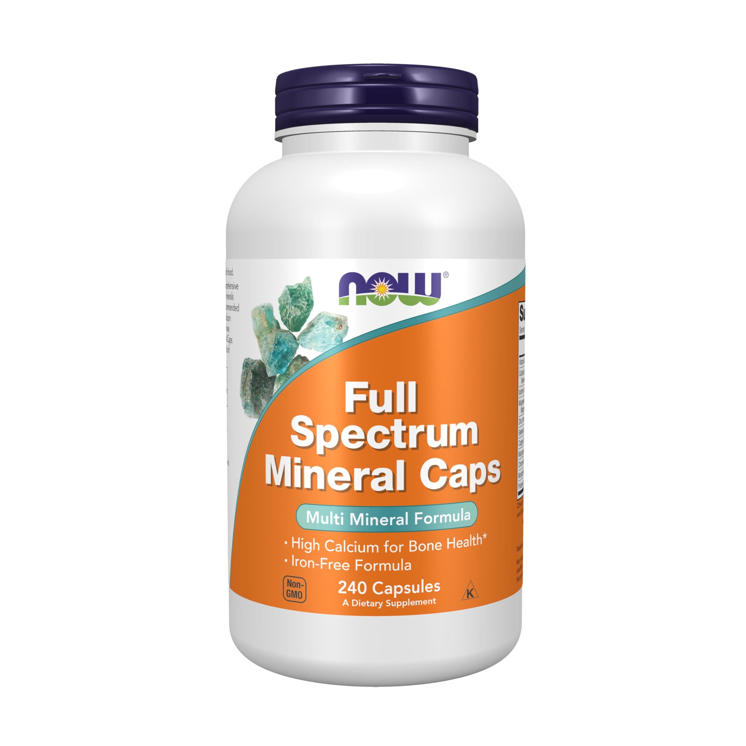 Supplements, Full Spectrum Mineral Caps, Multi Mineral Formula, 240 Veg Capsules