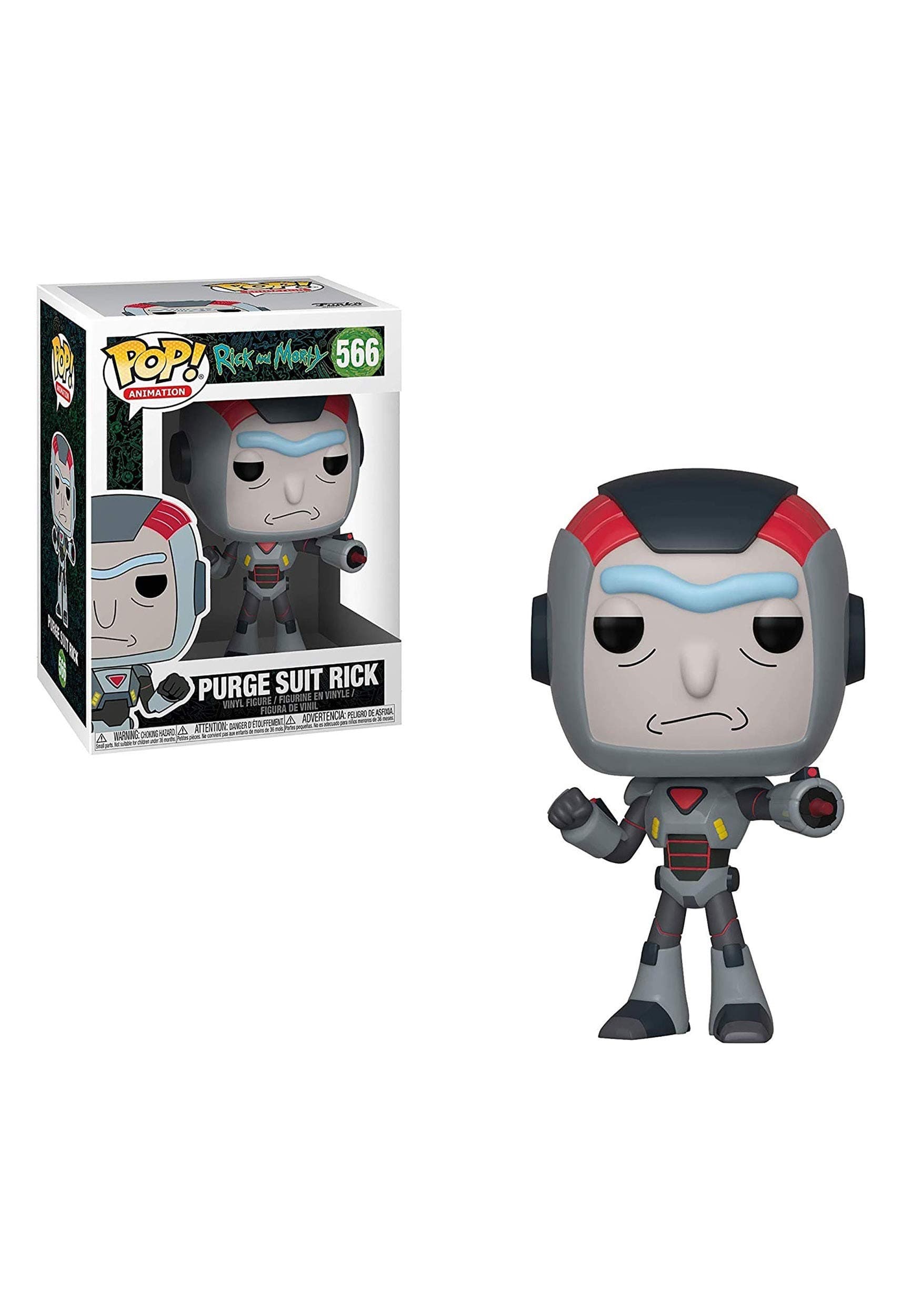 Funko Pop! Animation Morty-Purge Suit Rick Sanchez Collectible Figure - Rick & Morty - Collectable Vinyl Figure - Gift Idea - Official Merchandise - Toys for Kids & Adults - TV Fans