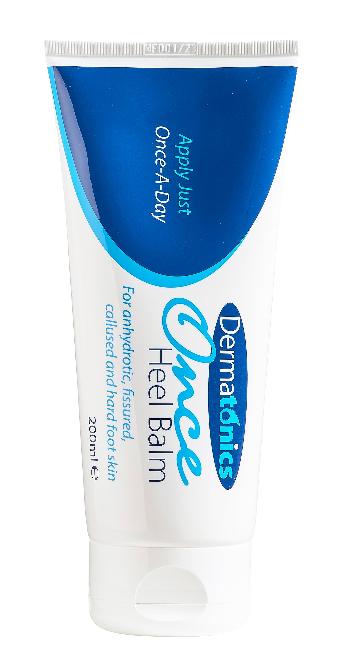 Dermatonics Once Heel Balm - Long-lasting Relief for Rough, Dry, and Callused Heels and Feet | Paraben-free and Clinicaly Proven | Visible Result in 8 Days | 200 ml