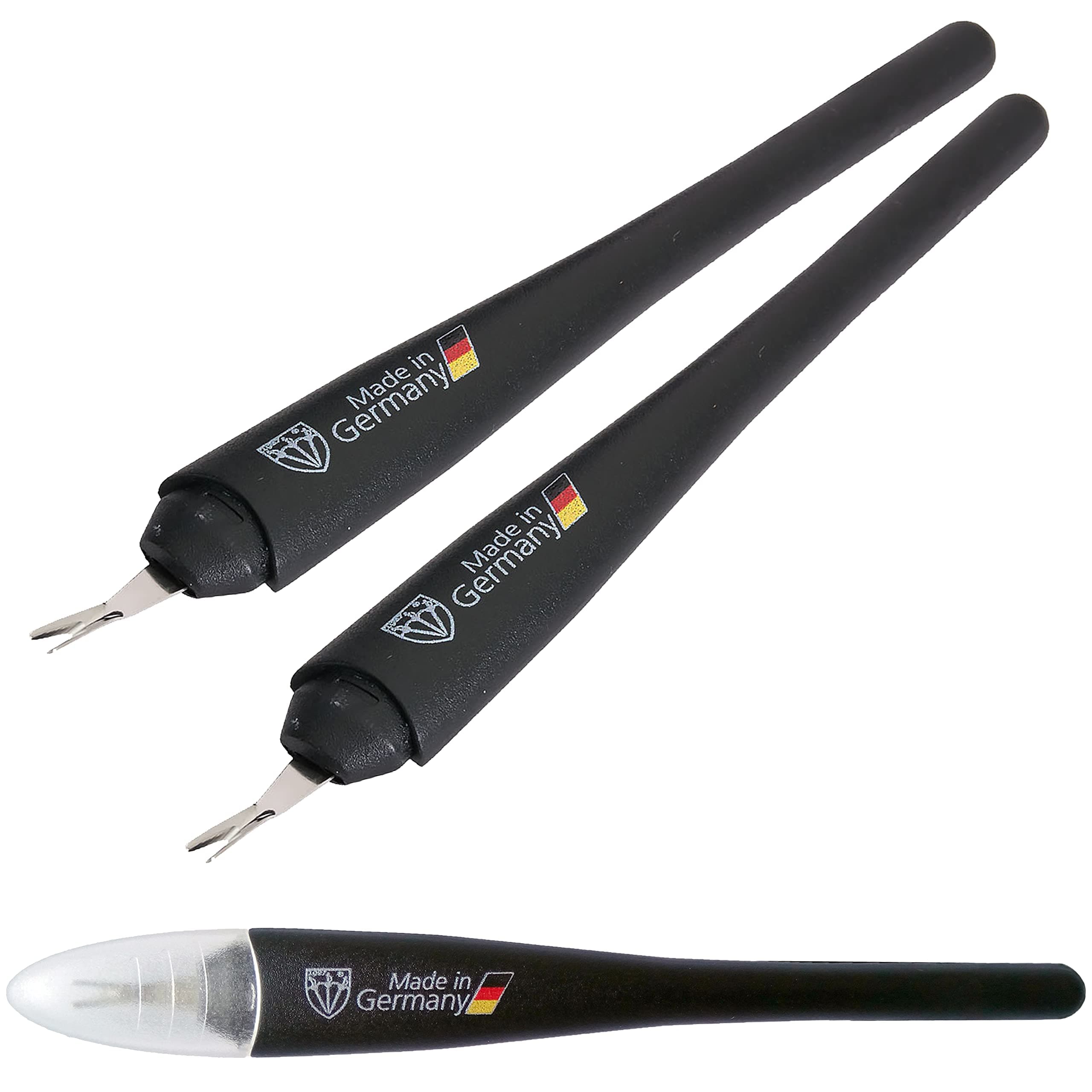 3 Swords Germany - brand quality CUTICLE KNIFE TRIMMER REMOVER manicure pedicure grooming for professional finger & toe nail care by Made in Solingen (07186)