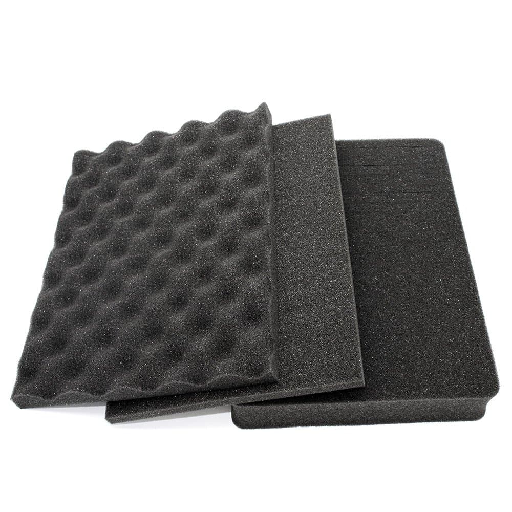 GERO Precut Customizable Compressible Foam for Cameras GoPro Accessories Tools or Gun Weapon Cases - Perforated Tiny Cubes for Precise Cuts and Easy Use (3 Foams)