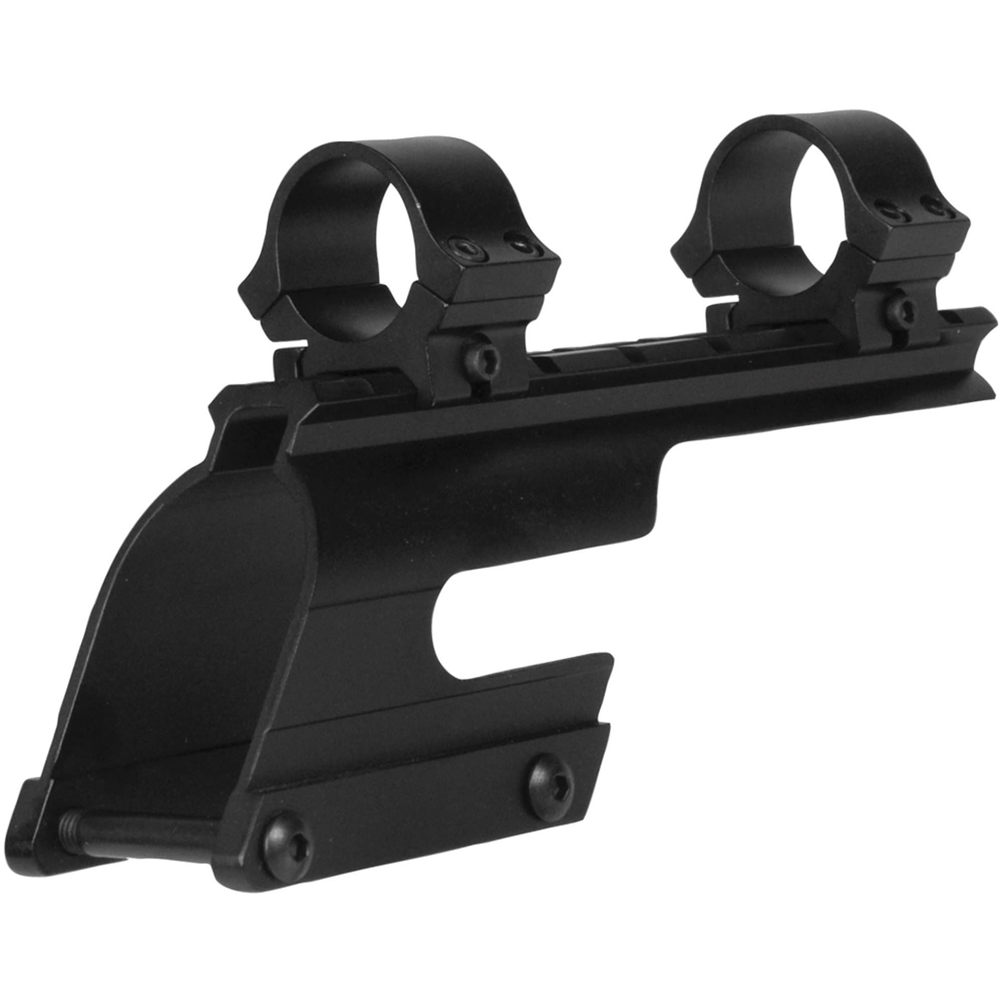 B-Square Remington 1100/11-87 (12, 16 and 20 Gauge with Serial x/N), Shotgun Saddle Style Mount, Matte Black Finish