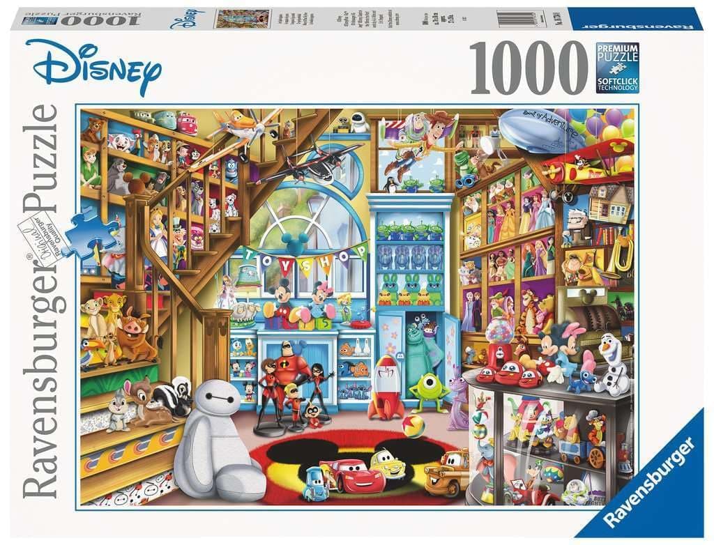 Ravensburger Disney-Pixar Toy Store Jigsaw Puzzle - 1000 Piece Puzzle for Adults and Kids | Unique Softclick Technology | Eco-Friendly Material | FSC Certified