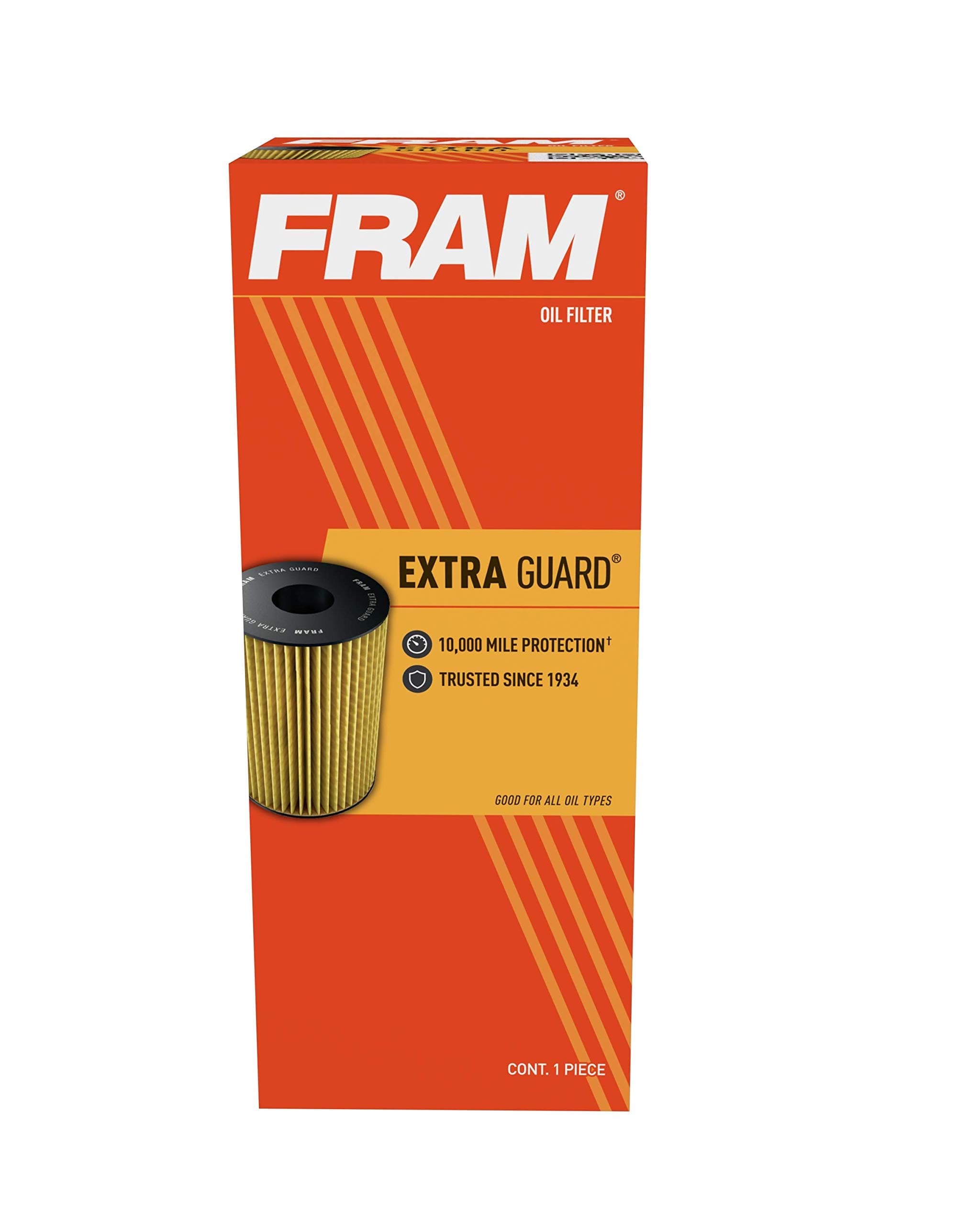 Fram Extra Guard CH6847, 10K Mile Change Interval Cartridge Oil Filter