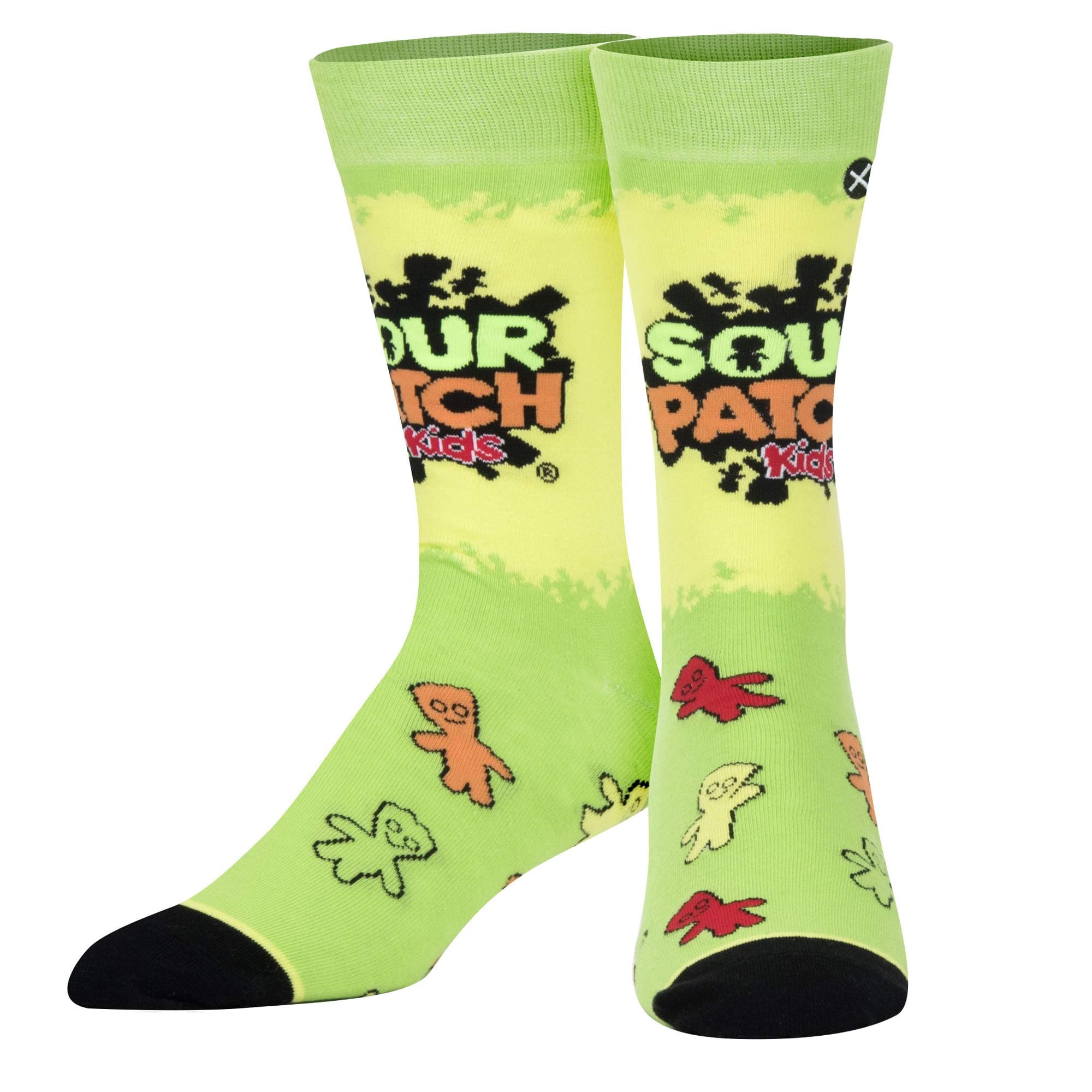 - Swedish Fish & Sour Patch Kids Funny Socks for Adult, Cotton Crew, Large