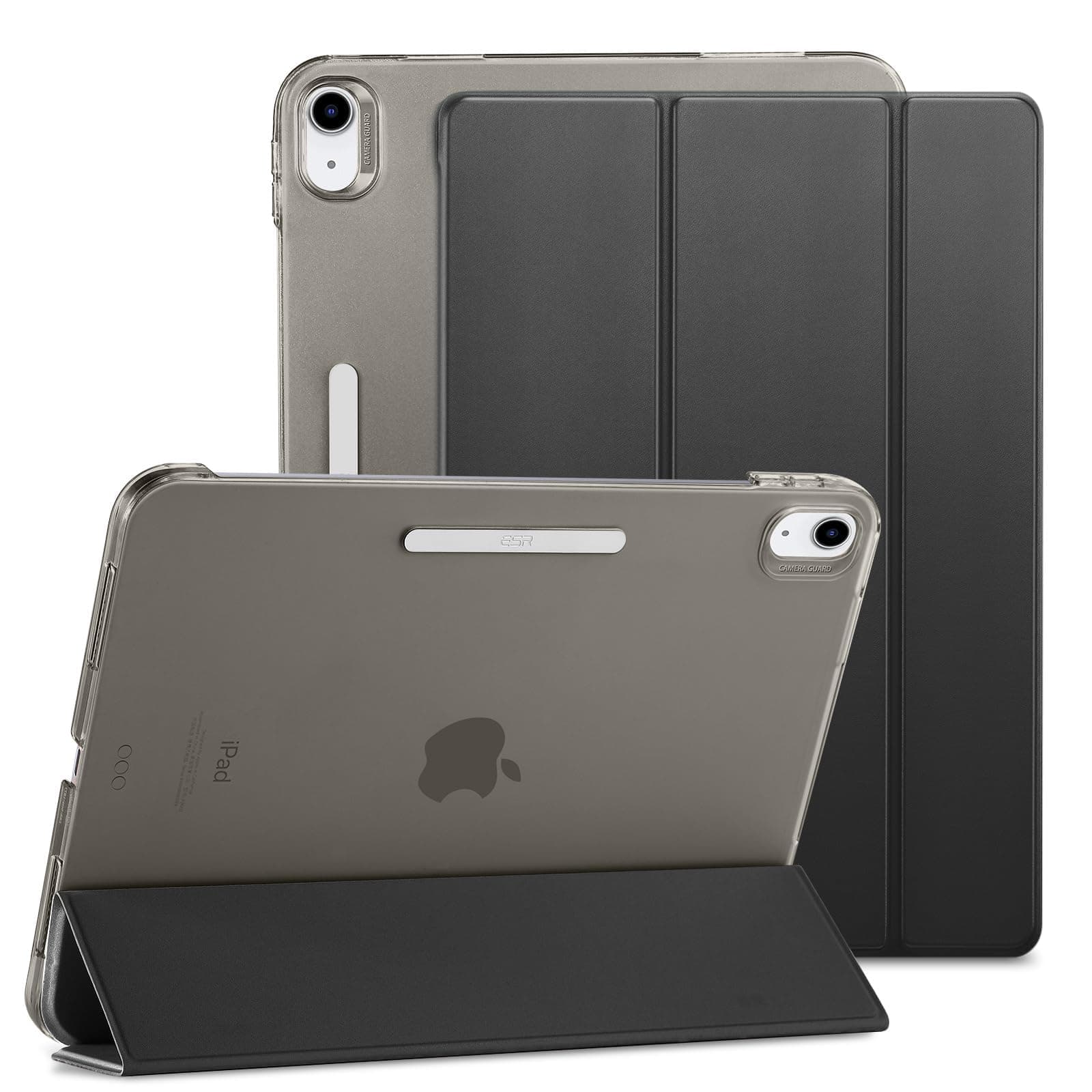 ESR for iPad 10th Generation Cover (2022, 10.9 inch), iPad 10 Case, Auto Sleep and Wake, Trifold Stand, Lightweight Hard Back Cover, Ascend Trifold Case, Frosted Black