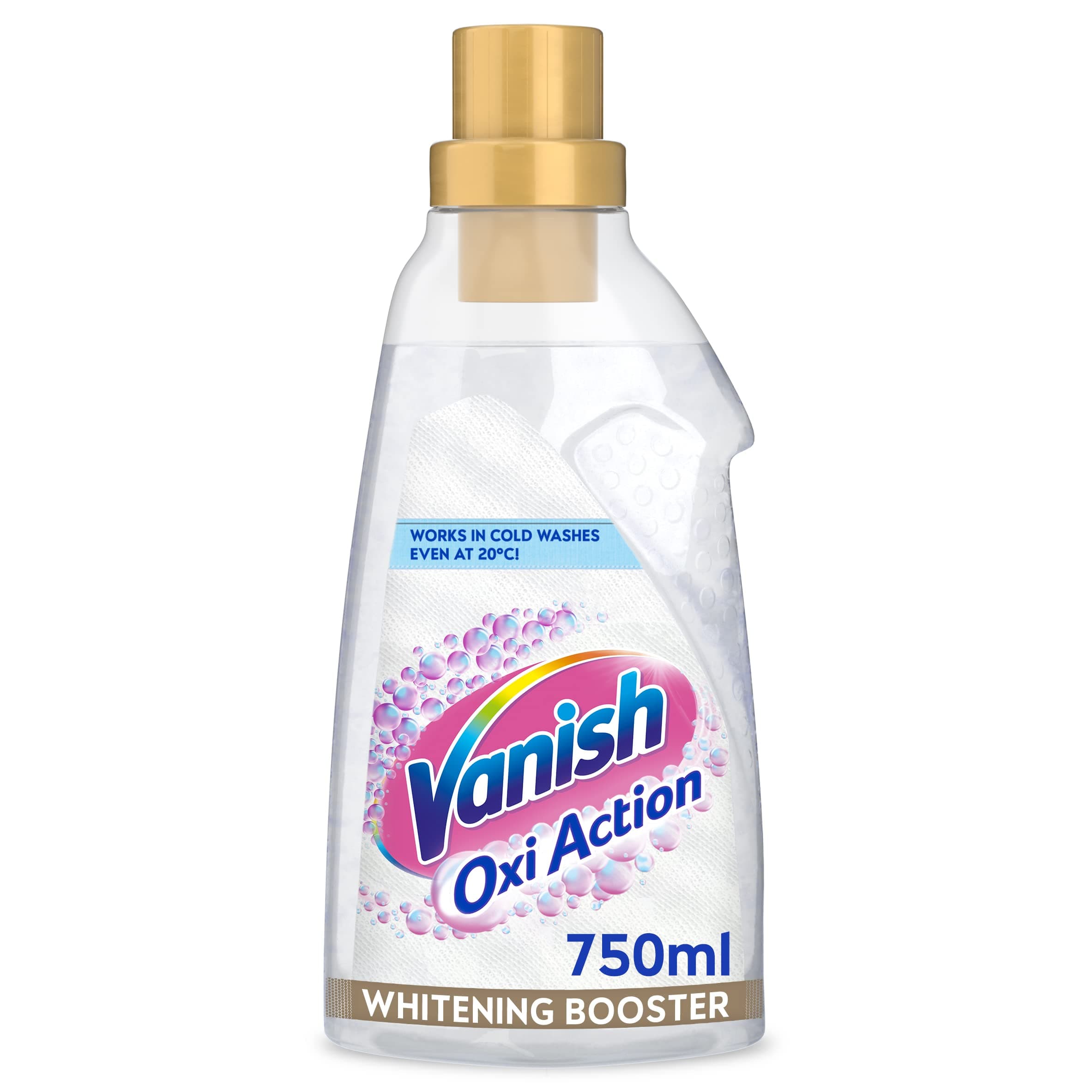 Vanish Oxi Action Fabric Stain Remover Gel Whites - Stain Remover and Whitener, 750ml
