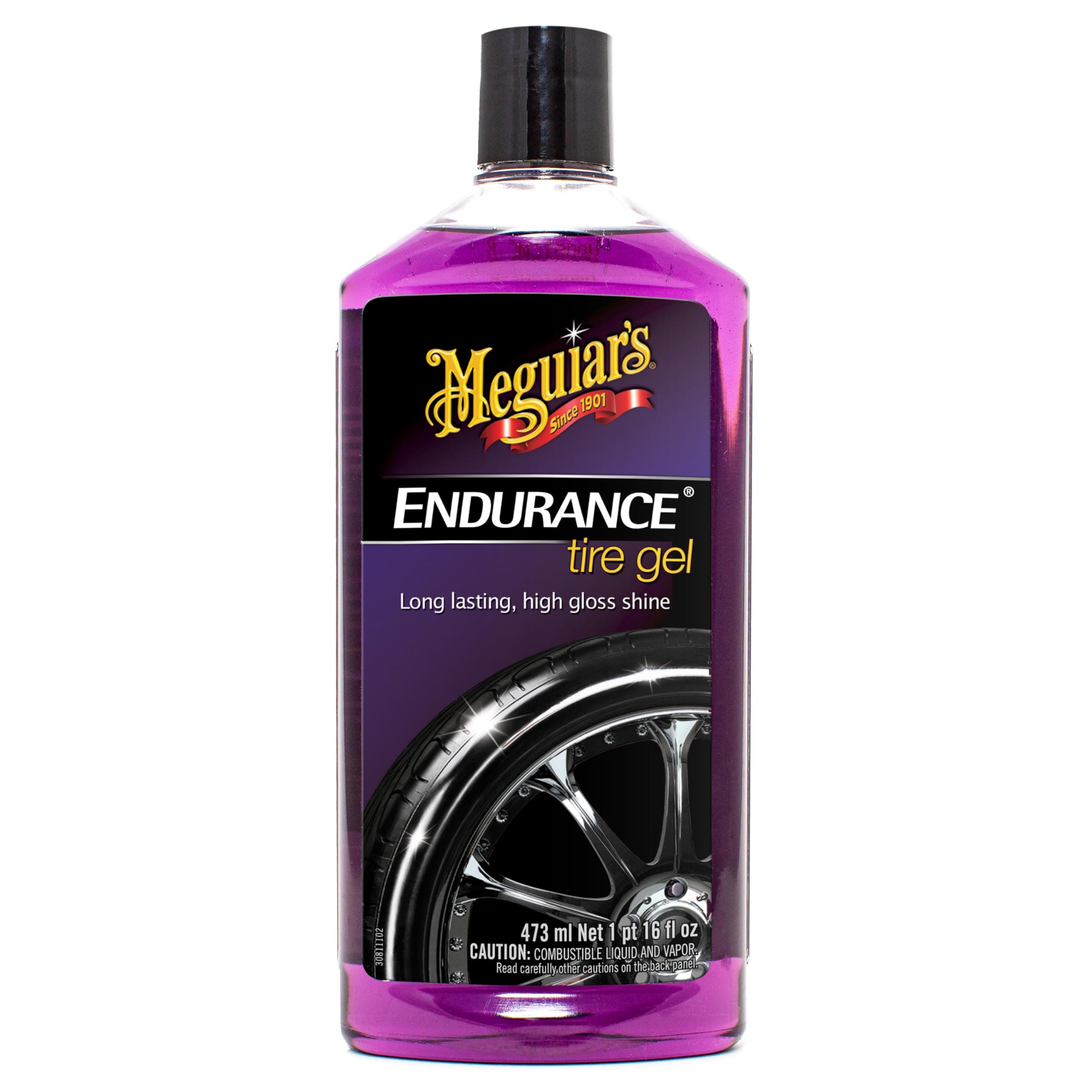 Meguiar's Endurance Long Lasting High Gloss Black Premium Tire Gel, 473 ml - G7516EU