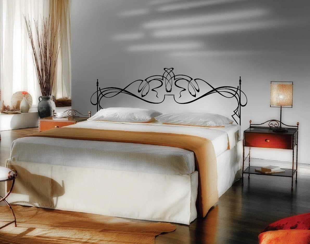 Lightsforever King Size 76" Wide Vinyl Headboard Panel Wall Art Decor Removable Decal #2201