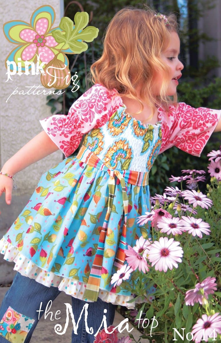 Pink Fig Patterns-The Mia Top