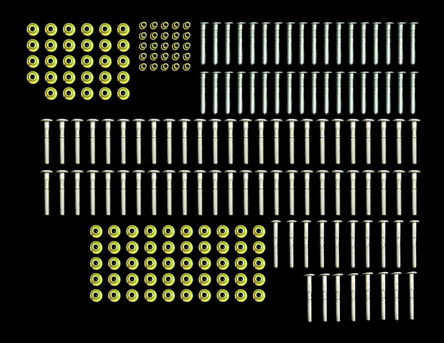 Peterbilt 389/388 Stainless Steel Huck/Rivet Kit for Grille Surround