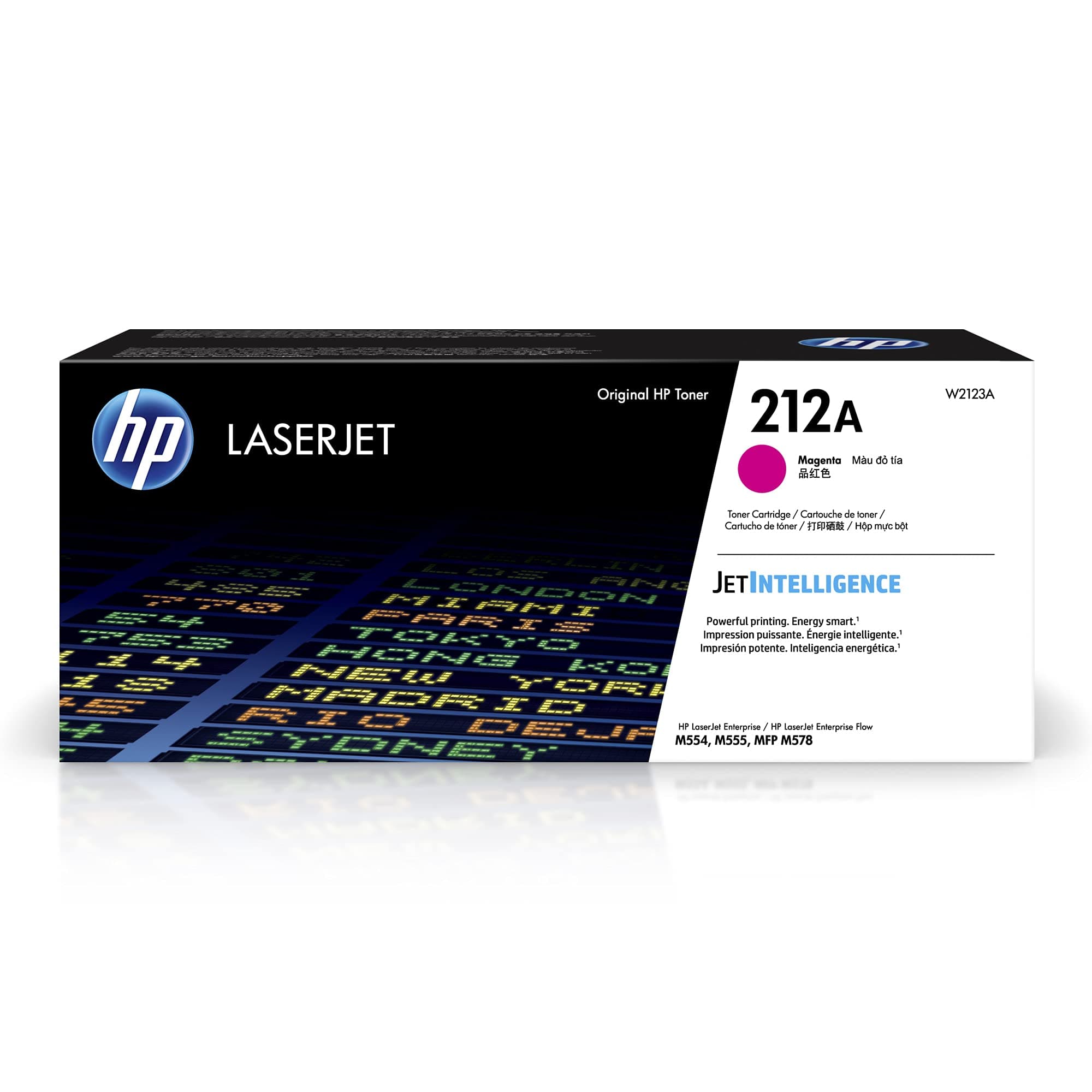 HP W2123A 212A Original LaserJet Toner Cartridge, Magenta, Single Pack