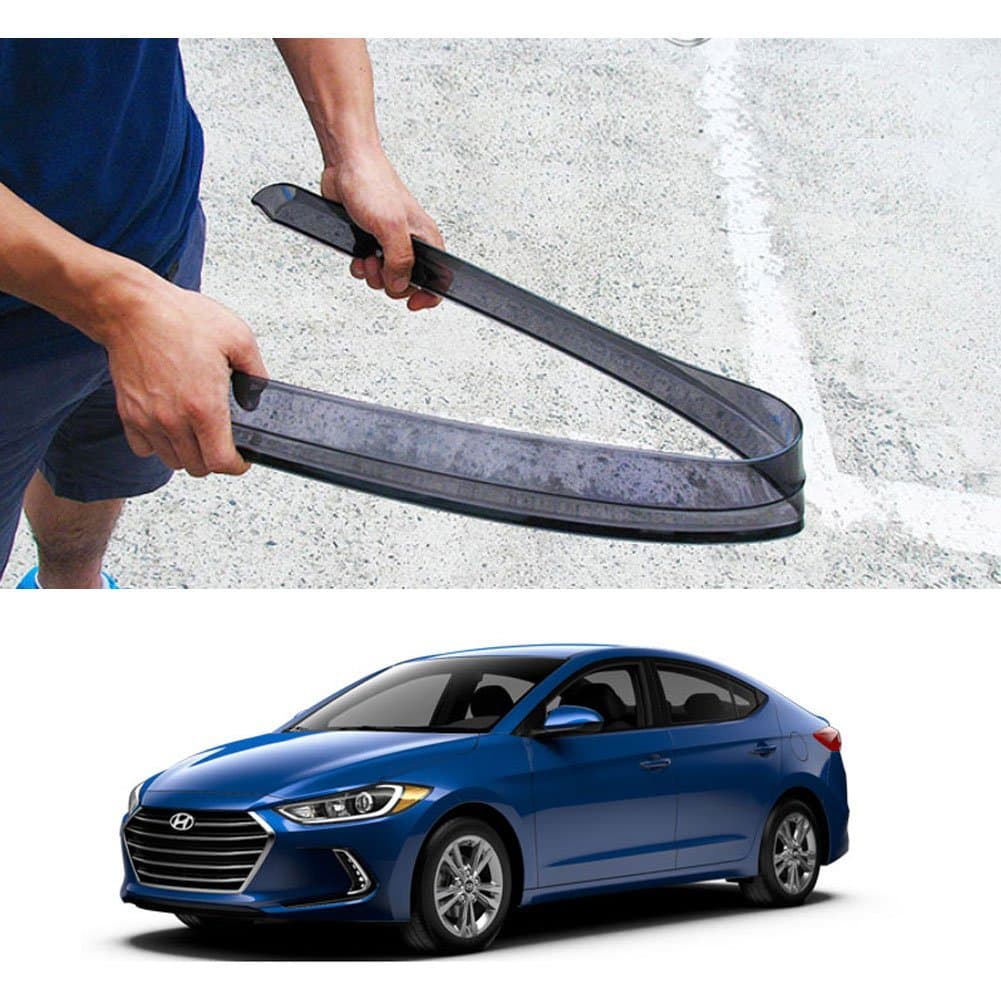 SAEWON Premium Polycarbonate Window Sun Visor Rain Guard for Hyundai All New Elantra 2017 (4-Door)
