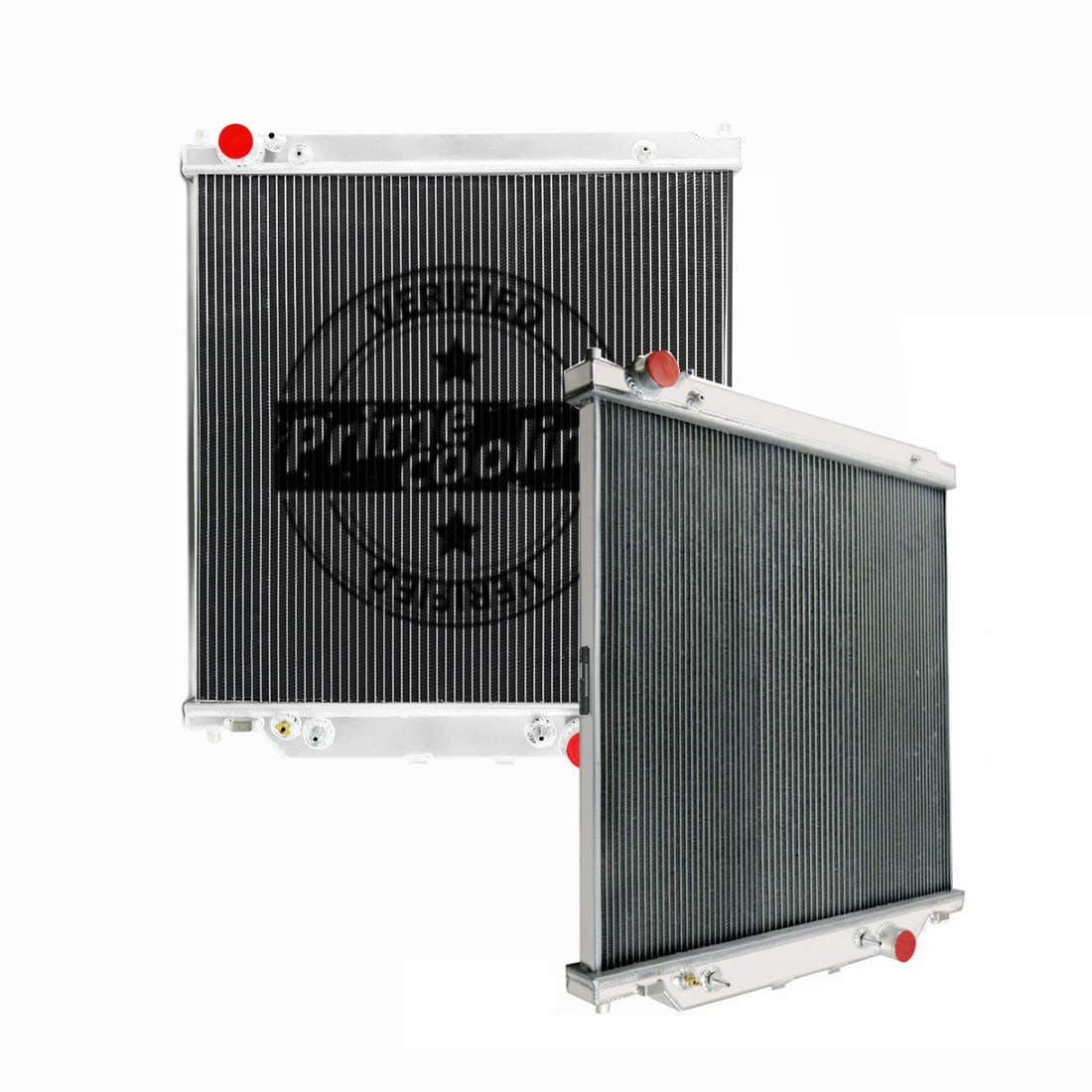 Primecooling 2 Row Aluminum Radiator for Ford F250 /F350 Super Duty,Excursion 2003-07 (6.0L V8 Turbo Diesel Powerstroke Engine)