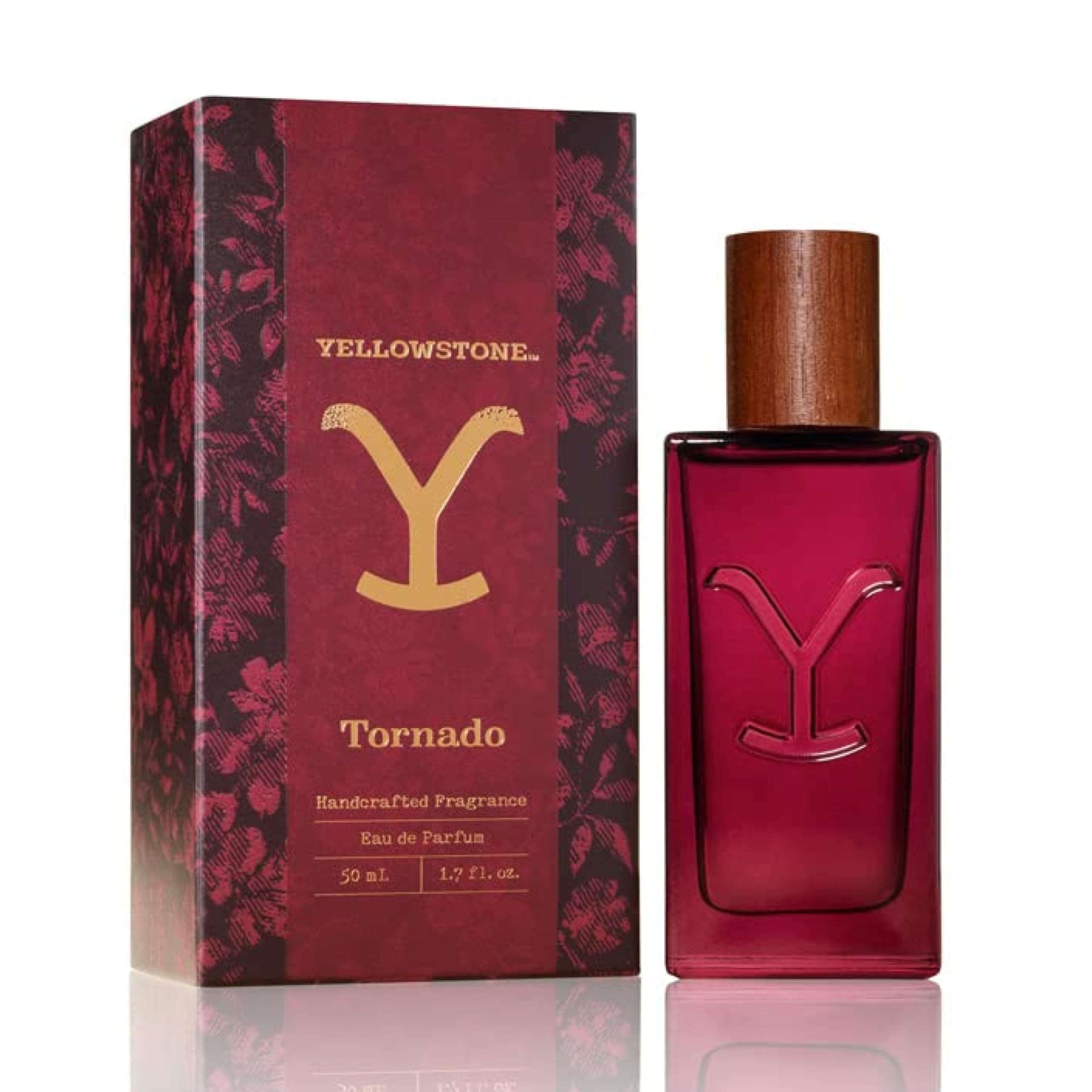 Tru Western Yellowstone Tornado Women’s Eau de Parfum, Wind Bloom Jasmine, Blue Cyclamen, Amberwood, Burnt Sugar Crystals & Vanilla Cedar, 1.7 fl oz (50 ml)